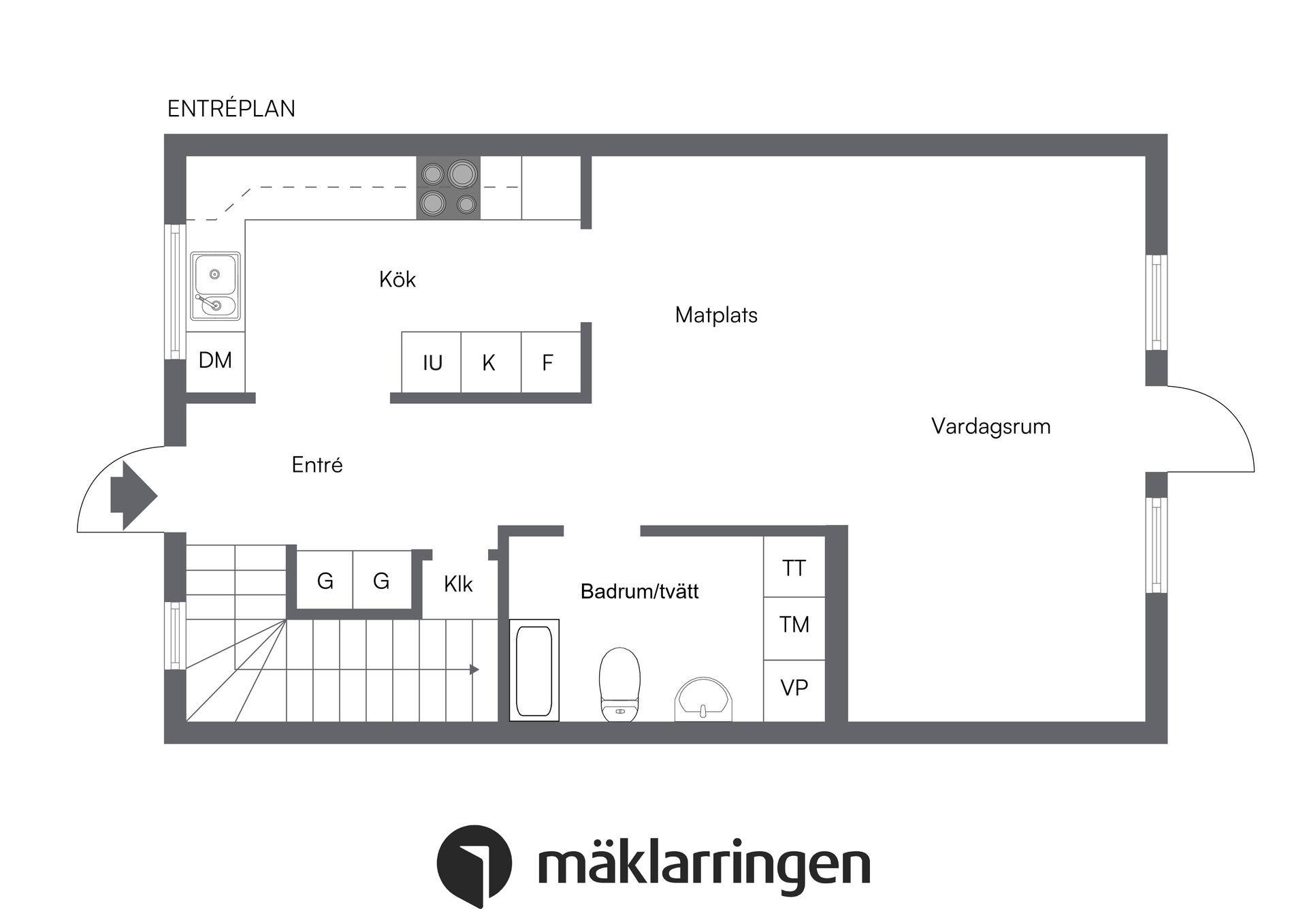 Bostadsrätt, Radhus, Sörskogsvägen 5, Grillby, Enköping
