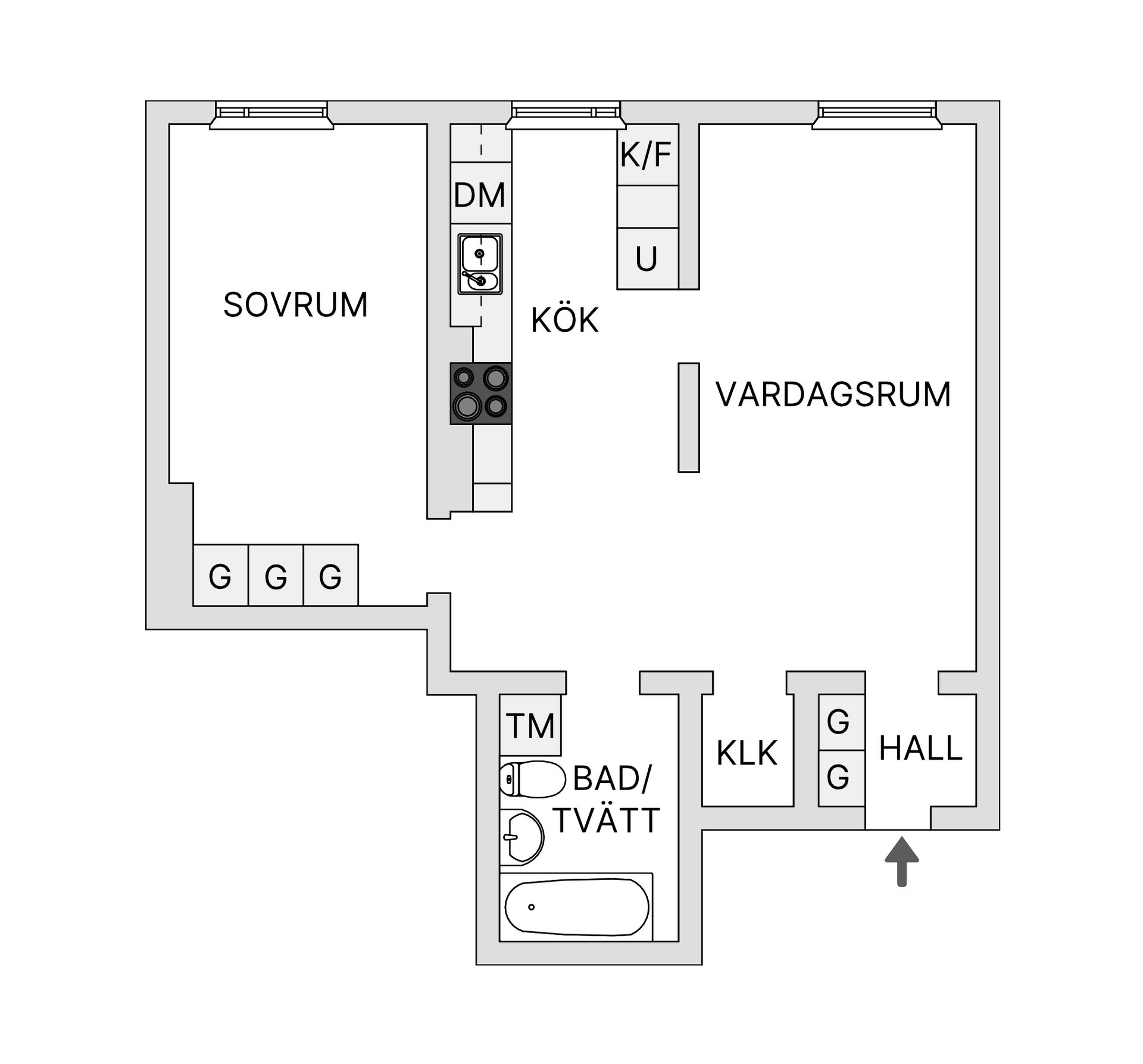 Bostadsrätt, Fasanvägen 31, Ektorp/Saltängen, Nacka
