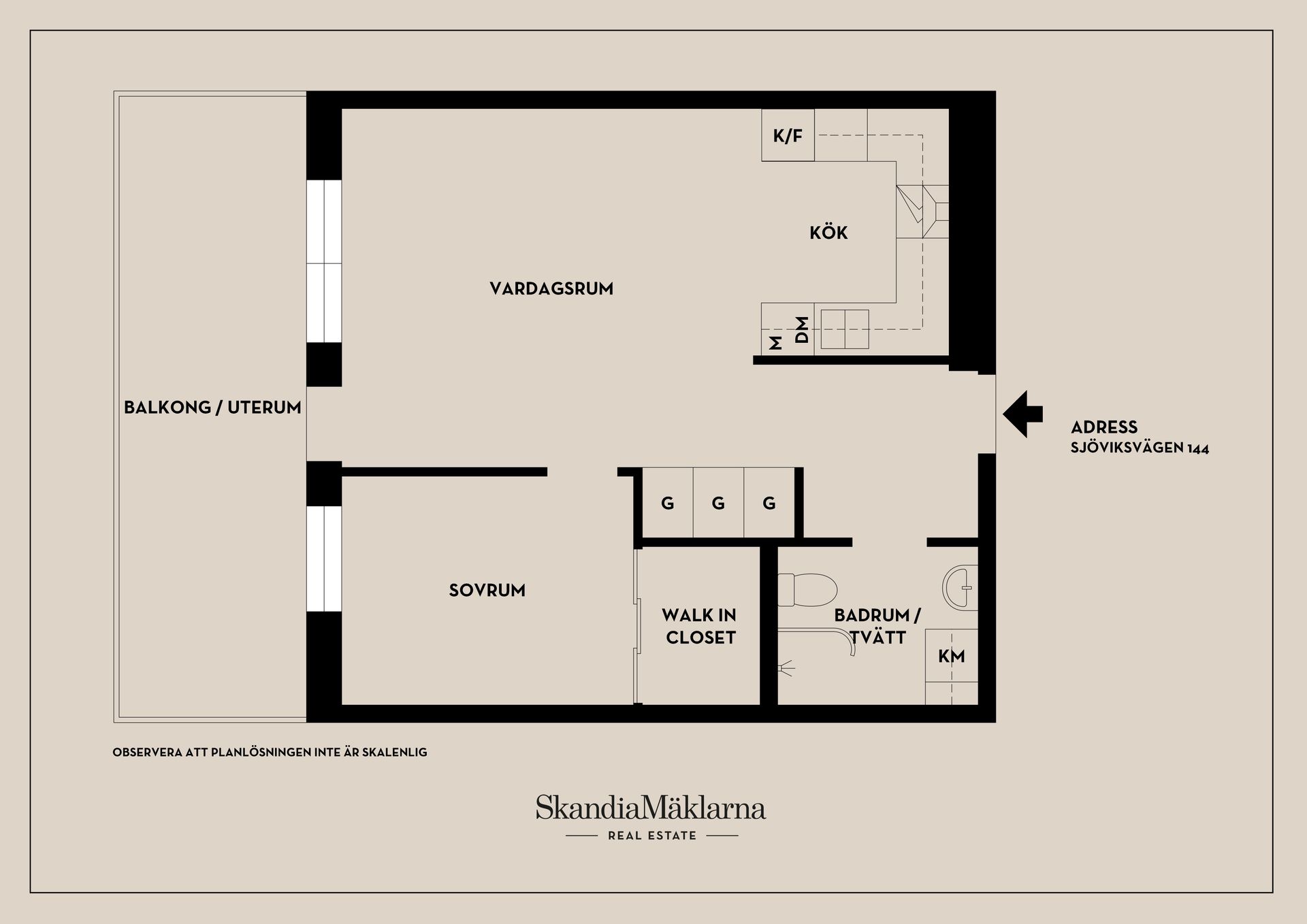 Bostadsrätt, Sjöviksvägen 144, vån 4, Liljeholmskajen, Stockholm