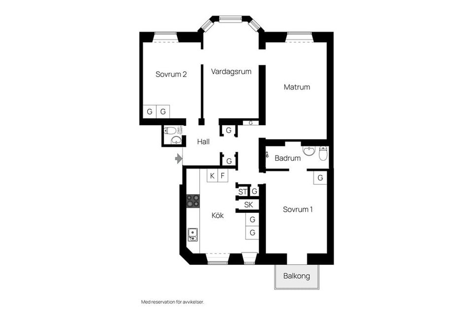 Bostadsrätt, Inedalsgatan 6, 2tr, Kungsholmsgatan, Stockholm