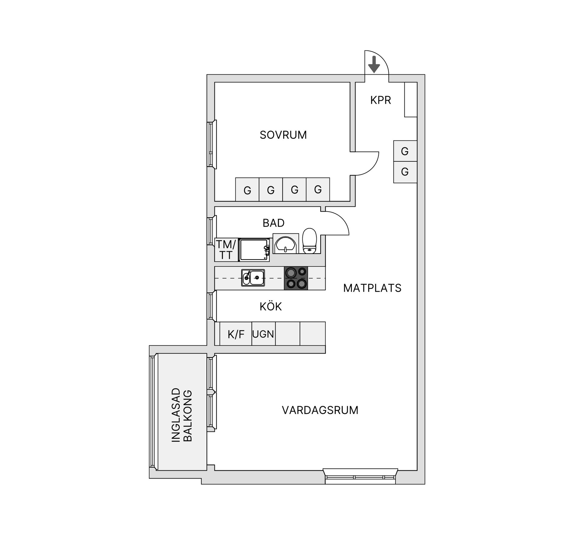 Bostadsrätt, Stallgatan 13B, Upplands Väsby