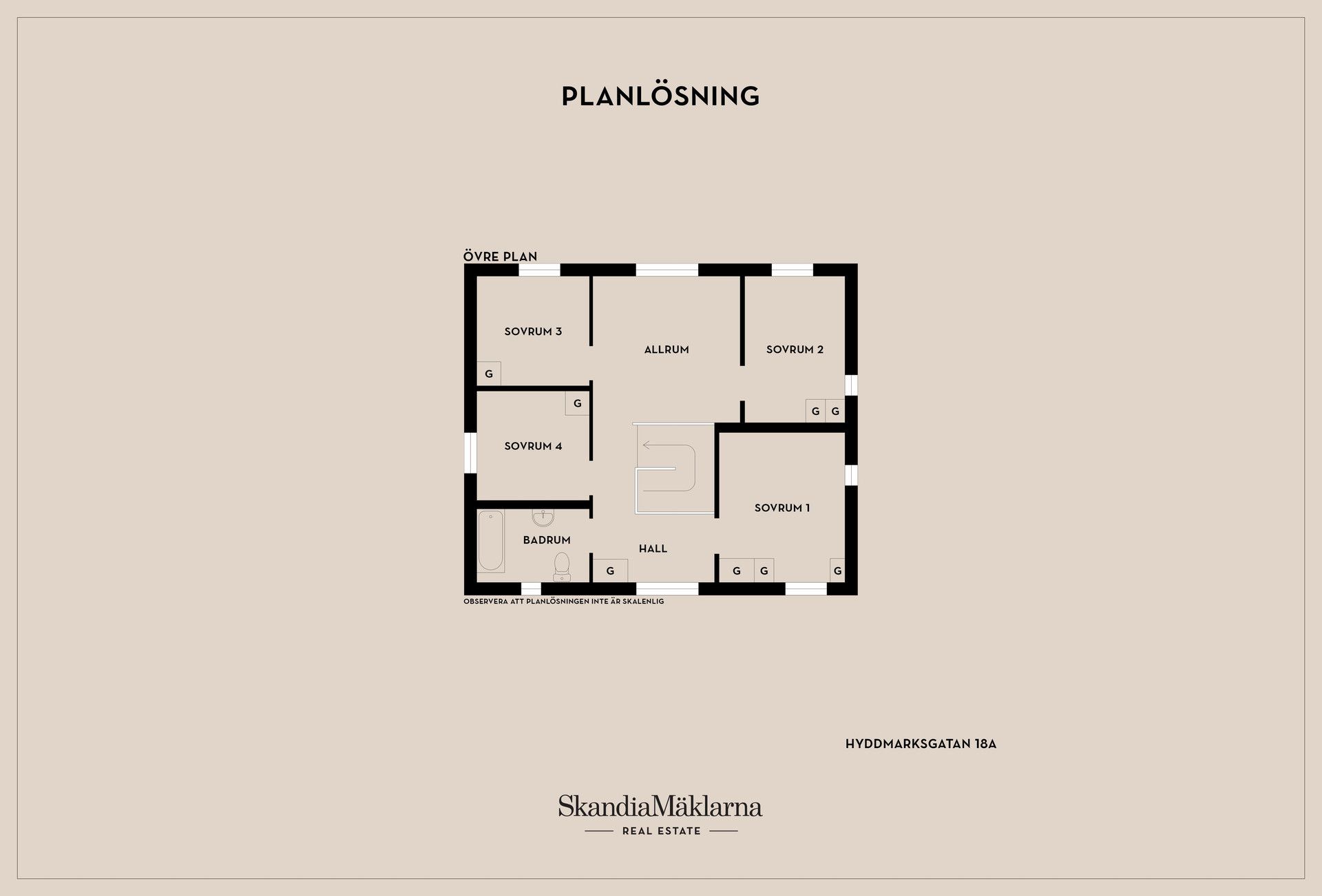 Villa, Hyddmarksgatan 18A, Hyddmarken, Motala