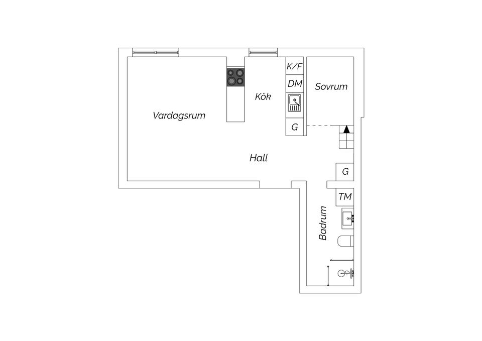 Bostadsrätt, Högbergsgatan 66B, Mariatorget, Stockholm