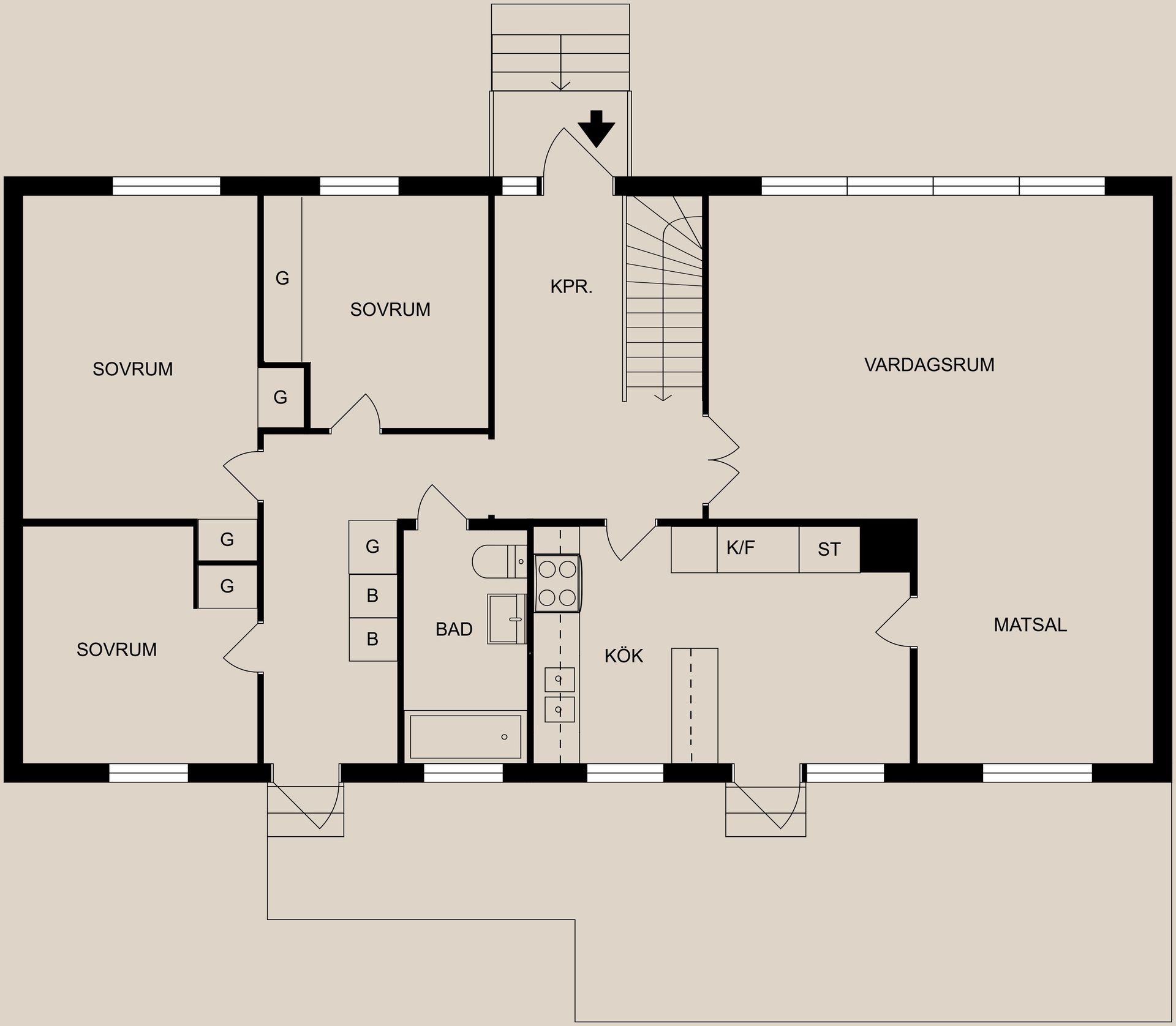 Villa, Talmansvägen 14, Östra Husby, Norrköping