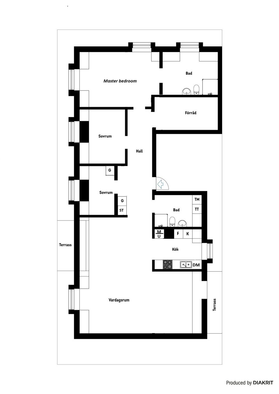 Bostadsrätt, Fotbollsvägen 14A, Brandholmen, Nyköping