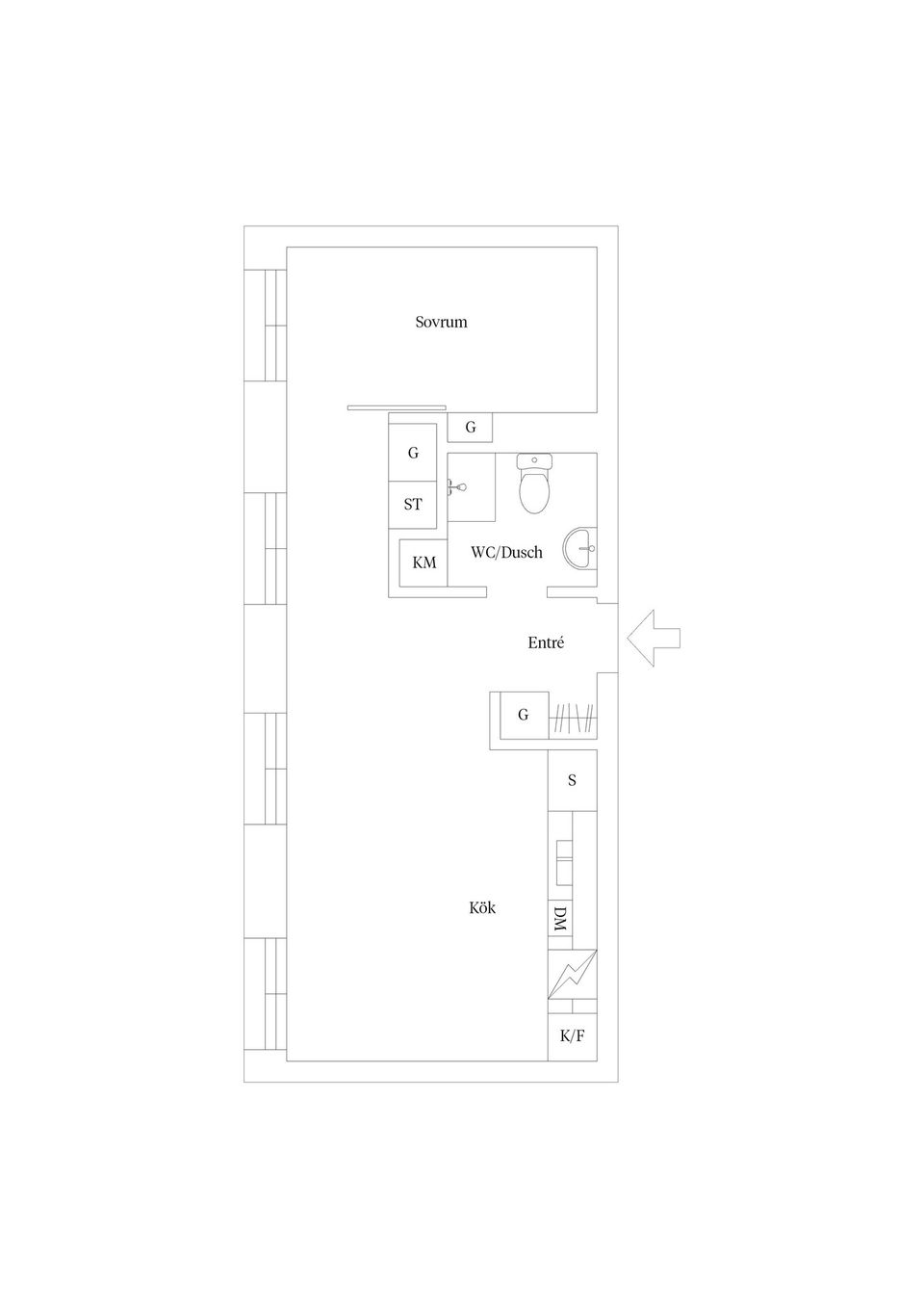 Bostadsrätt, Kay Wieståls gata 9, Fredriksskans, Kalmar