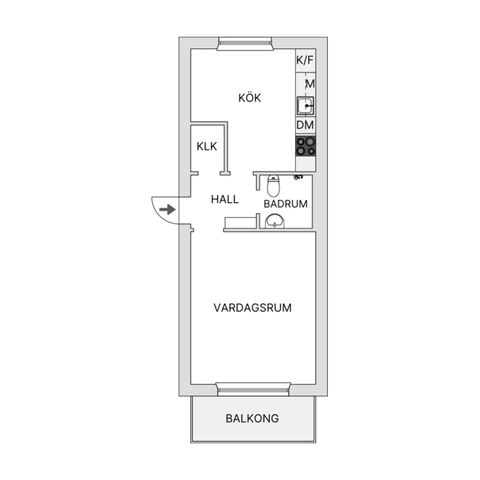 Bostadsrätt, Gröna gatan 30B, Torpa Söder, Jönköping