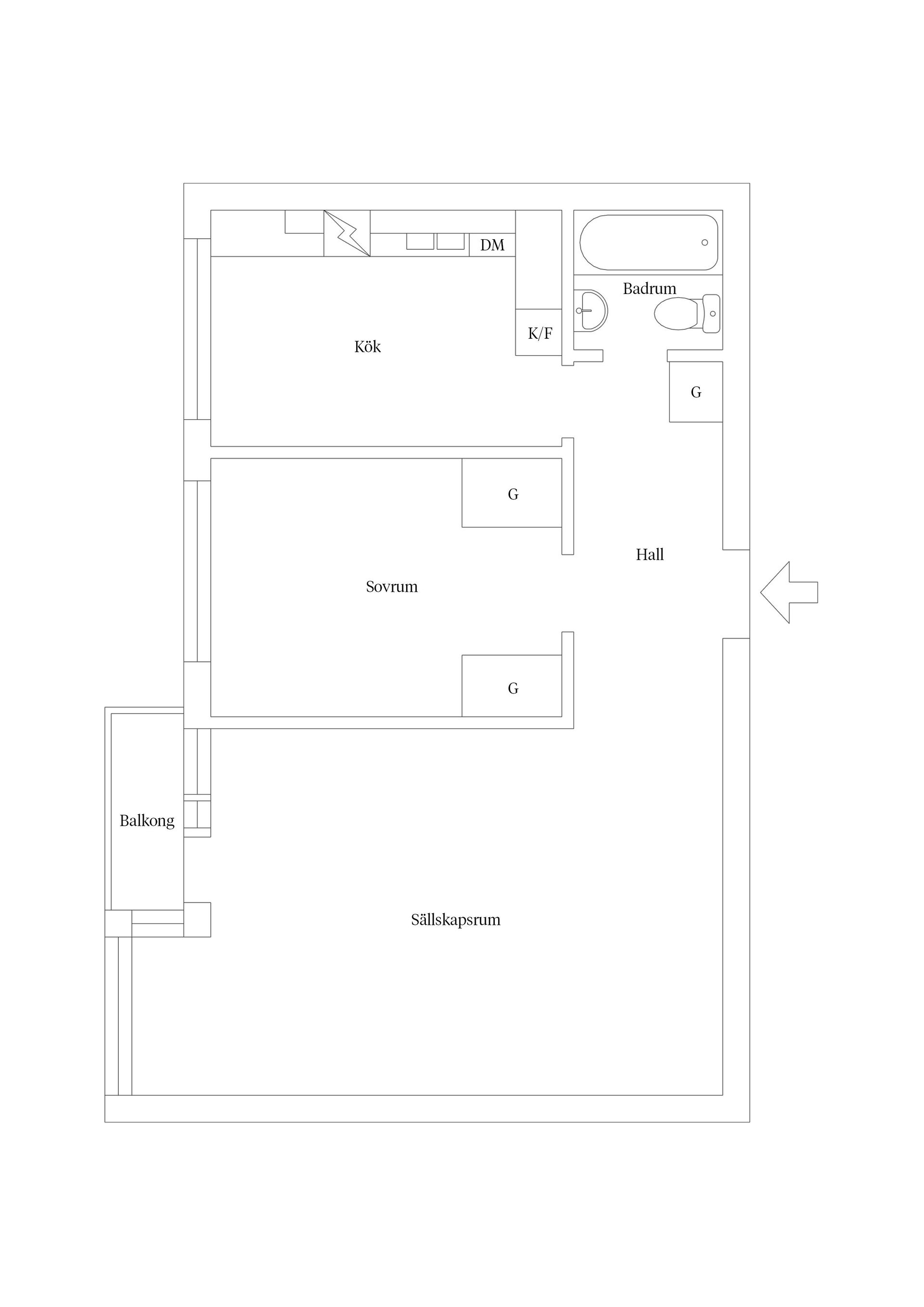 Bostadsrätt, Östra kristinelundsvägen 25 B, Slottsstaden/Ribersborg, Malmö