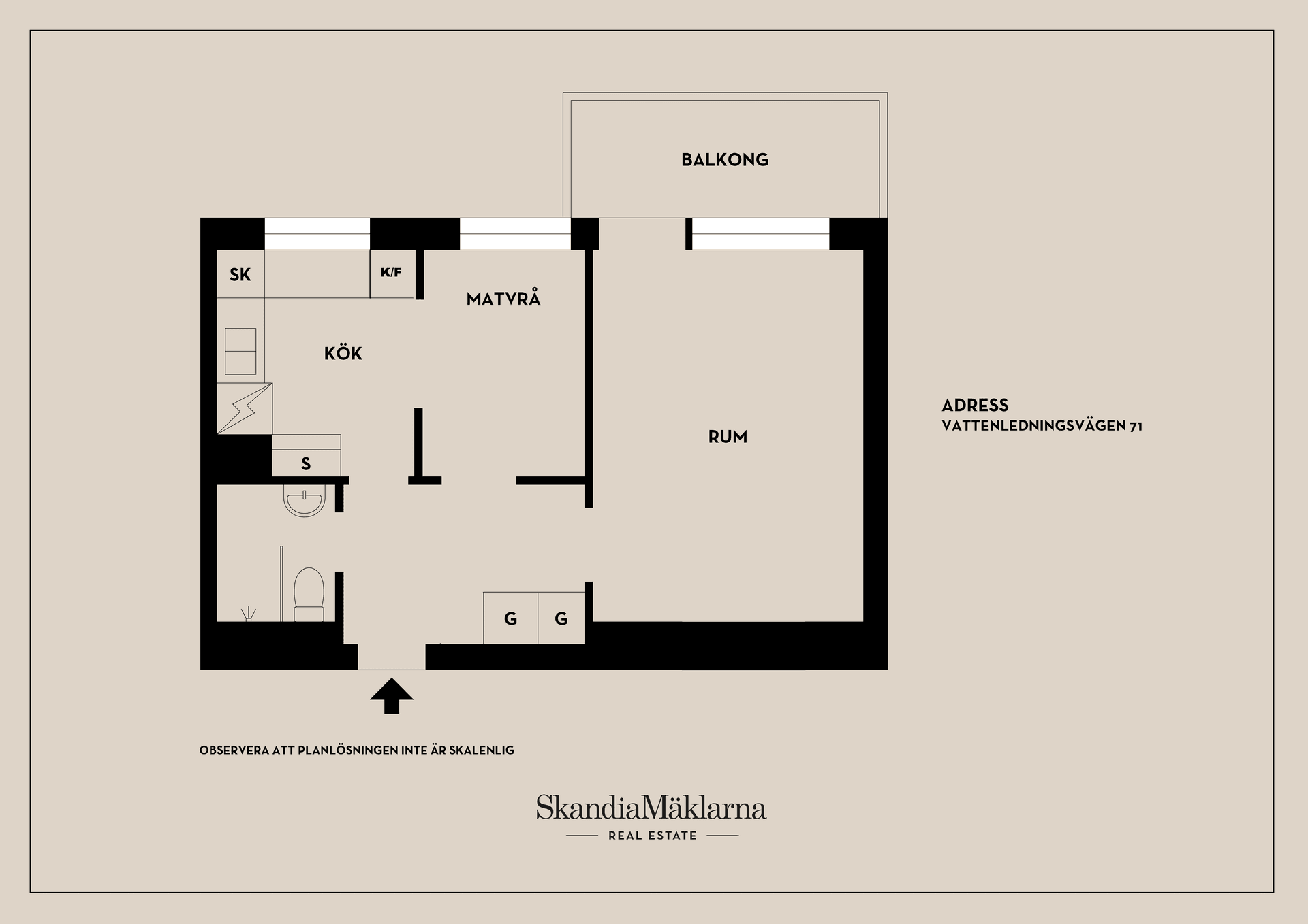 Bostadsrätt, Vattenledningsvägen 71, Midsommarkransen, Stockholm