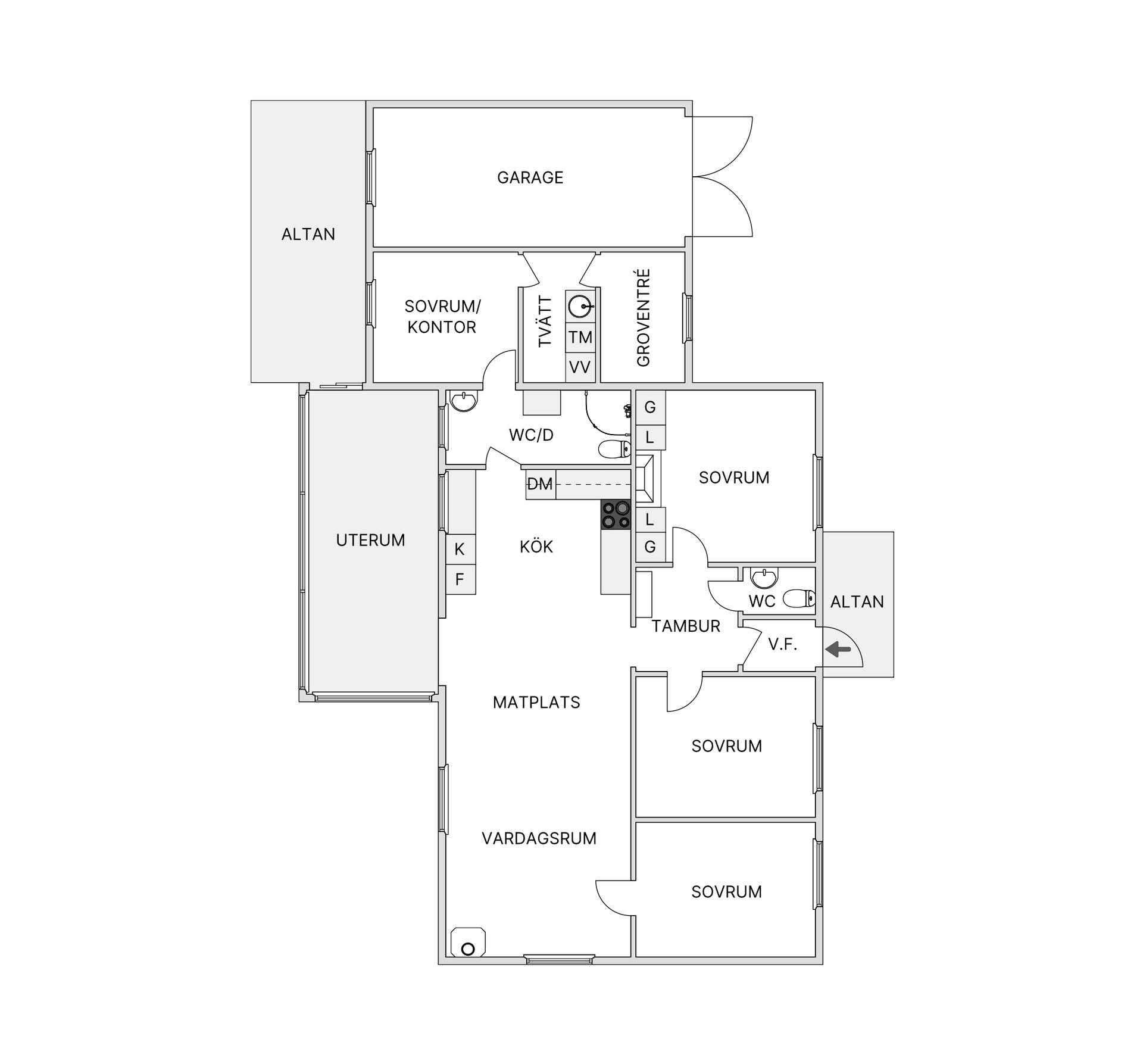 Villa, Hjortronvägen 4, Heden, Gällivare