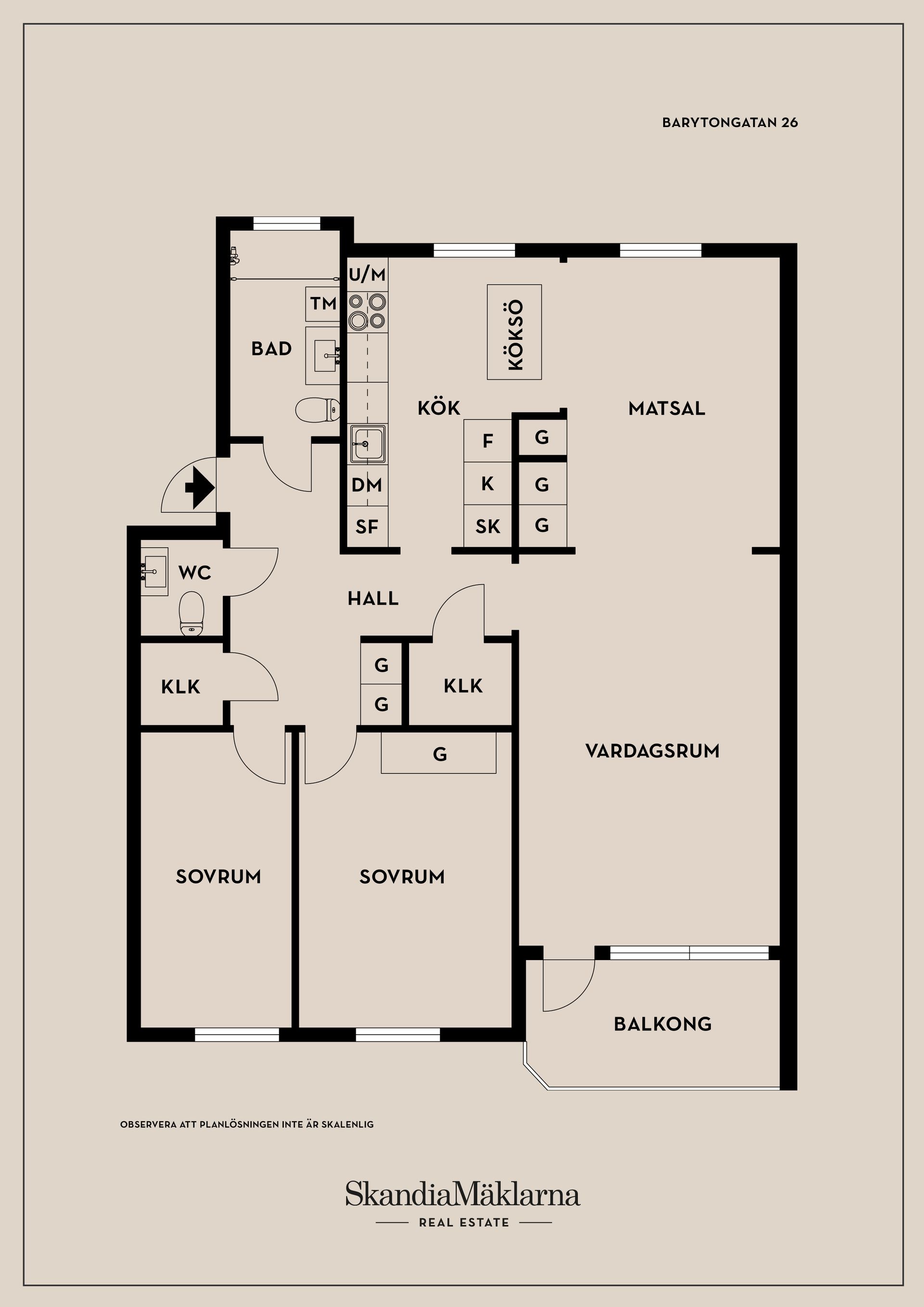 Bostadsrätt, Barytongatan 26, Kaverös, Göteborg