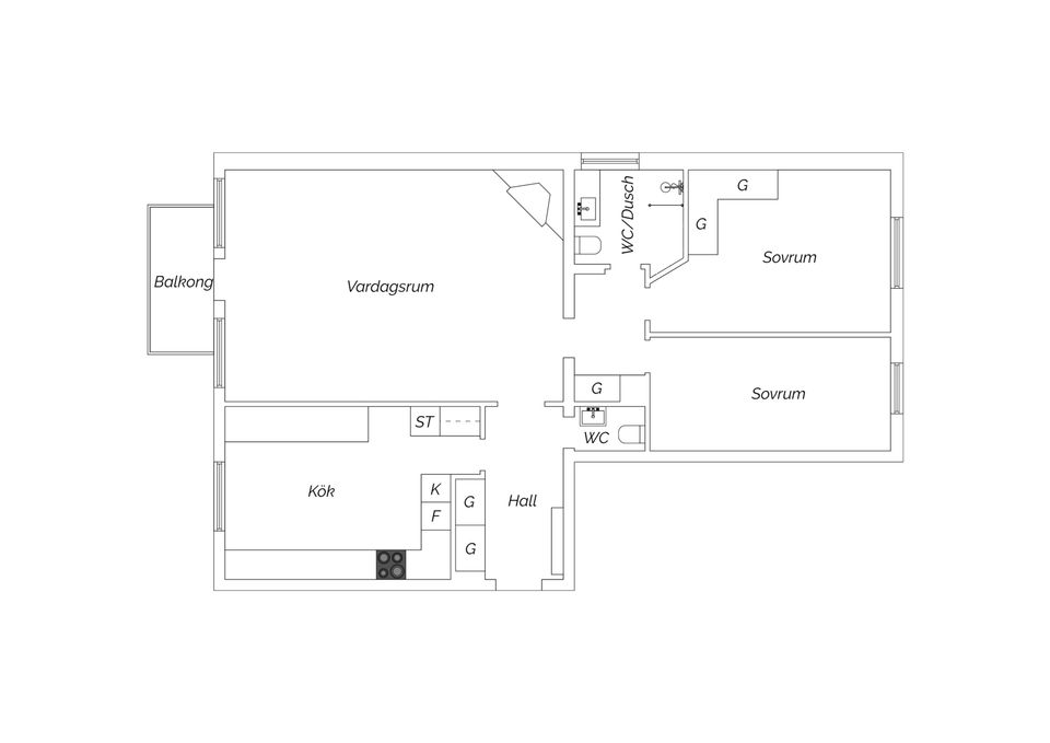 Bostadsrätt, Västergatan 4A, Vasastaden, Göteborg