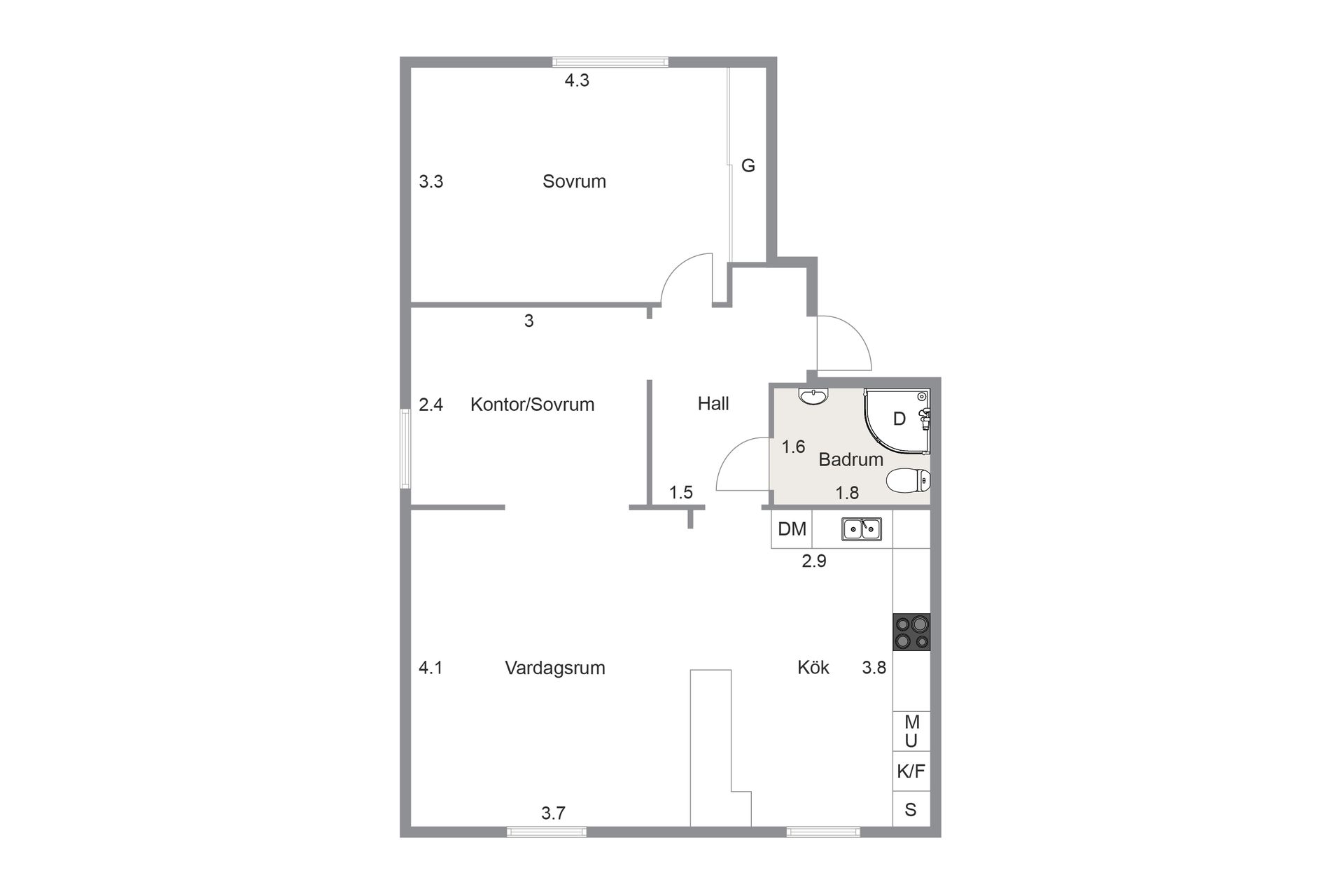 Bostadsrätt, Smedjegatan 6, Hjortmossen, Trollhättan