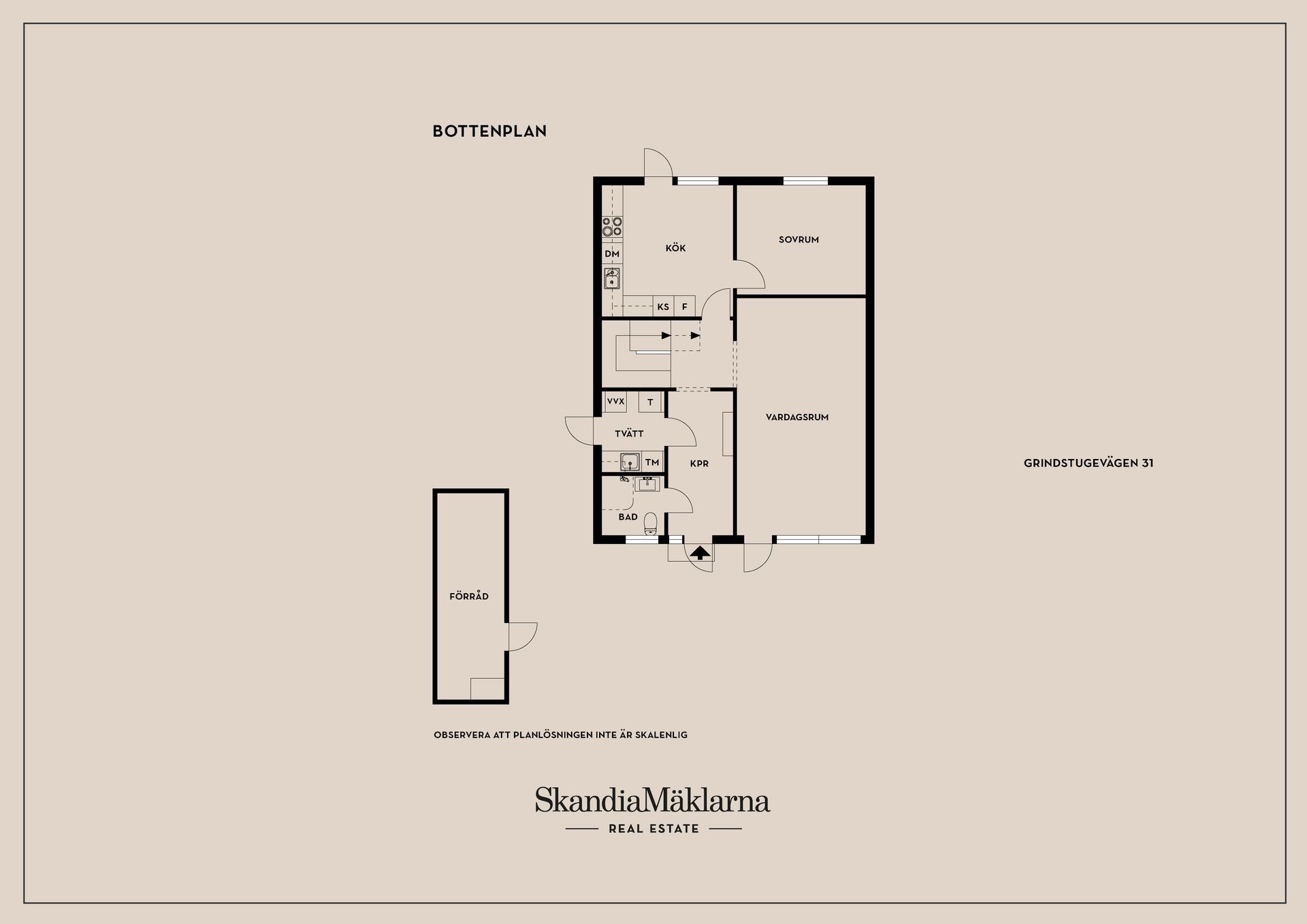 Radhus, Grindstugevägen 31, Blästad, Linköping