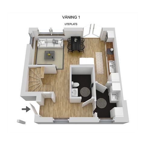 Bostadsrätt, Radhus, Ledungsvägen 27, Väsjön, Sollentuna