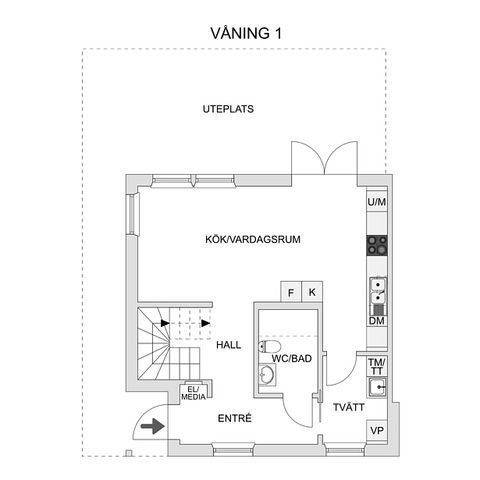 Bostadsrätt, Radhus, Ledungsvägen 27, Väsjön, Sollentuna