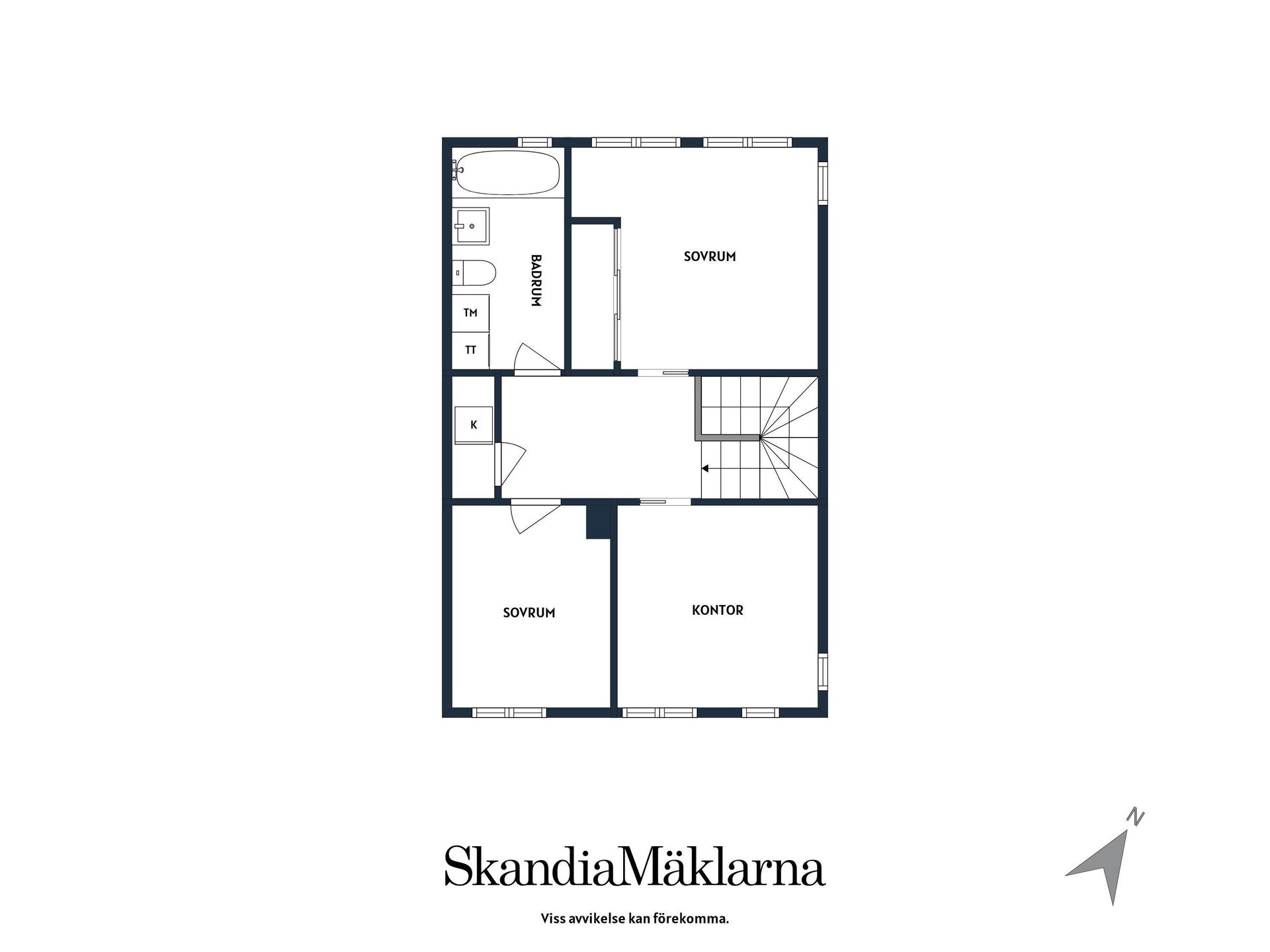 Radhus, Jägarbacken 52A, Marielundsviken, Strängnäs