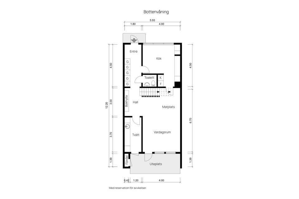 Radhus, Kullegärdet 48, Södra Sävedalen, Partille