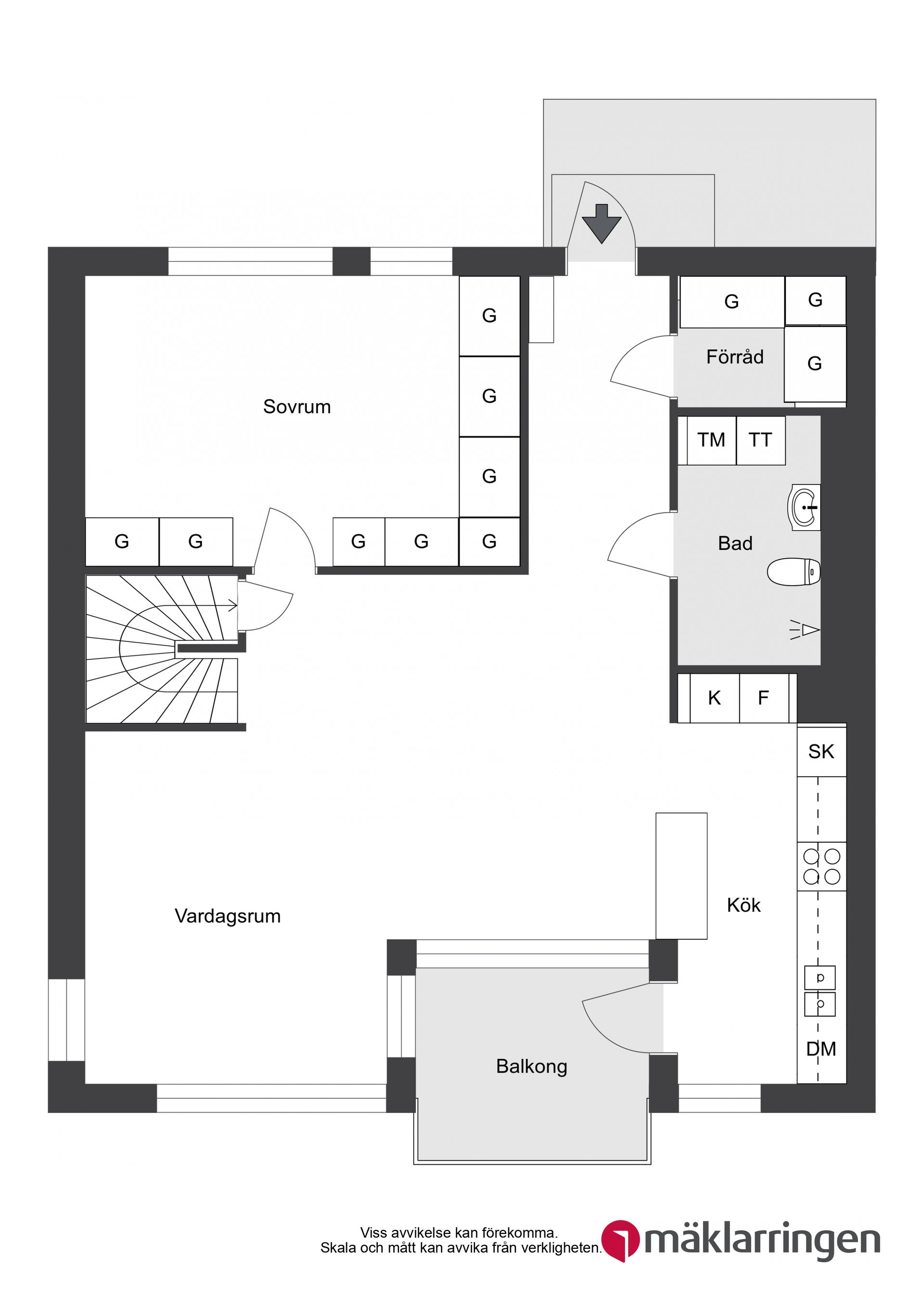 Bostadsrätt, Majorsvägen 7A, Barkarbystaden, Järfälla