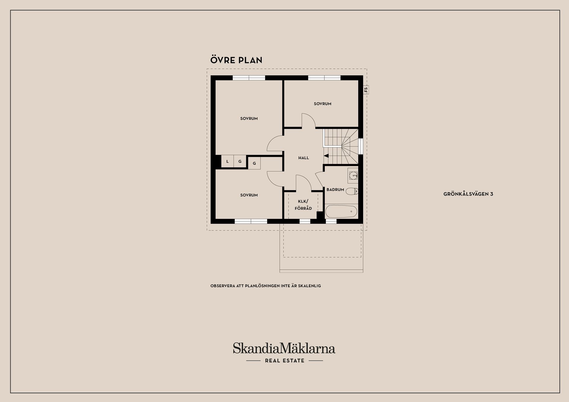 Radhus, Grönkålsvägen 3, Ekängen, Linköping