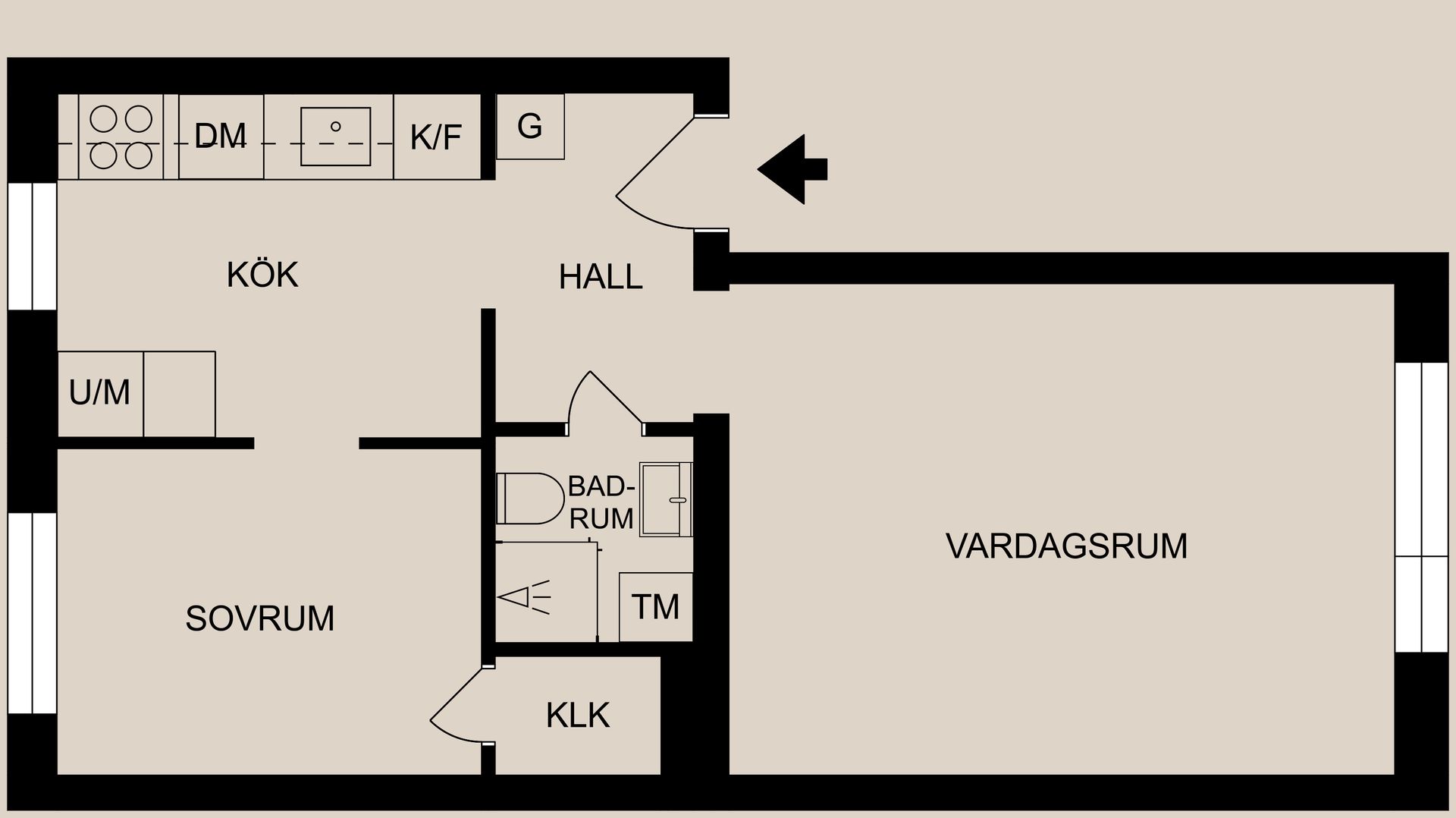 Bostadsrätt, Hagagatan 48C, Haga, Norrköping