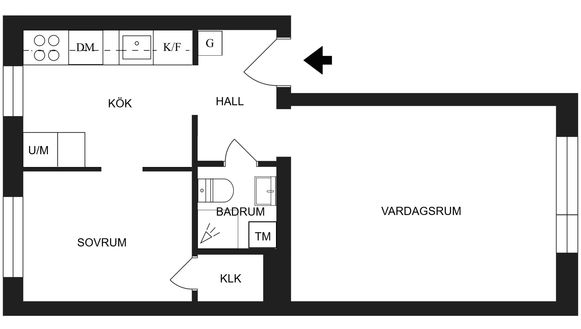 Bostadsrätt, Hagagatan 48C, Haga, Norrköping