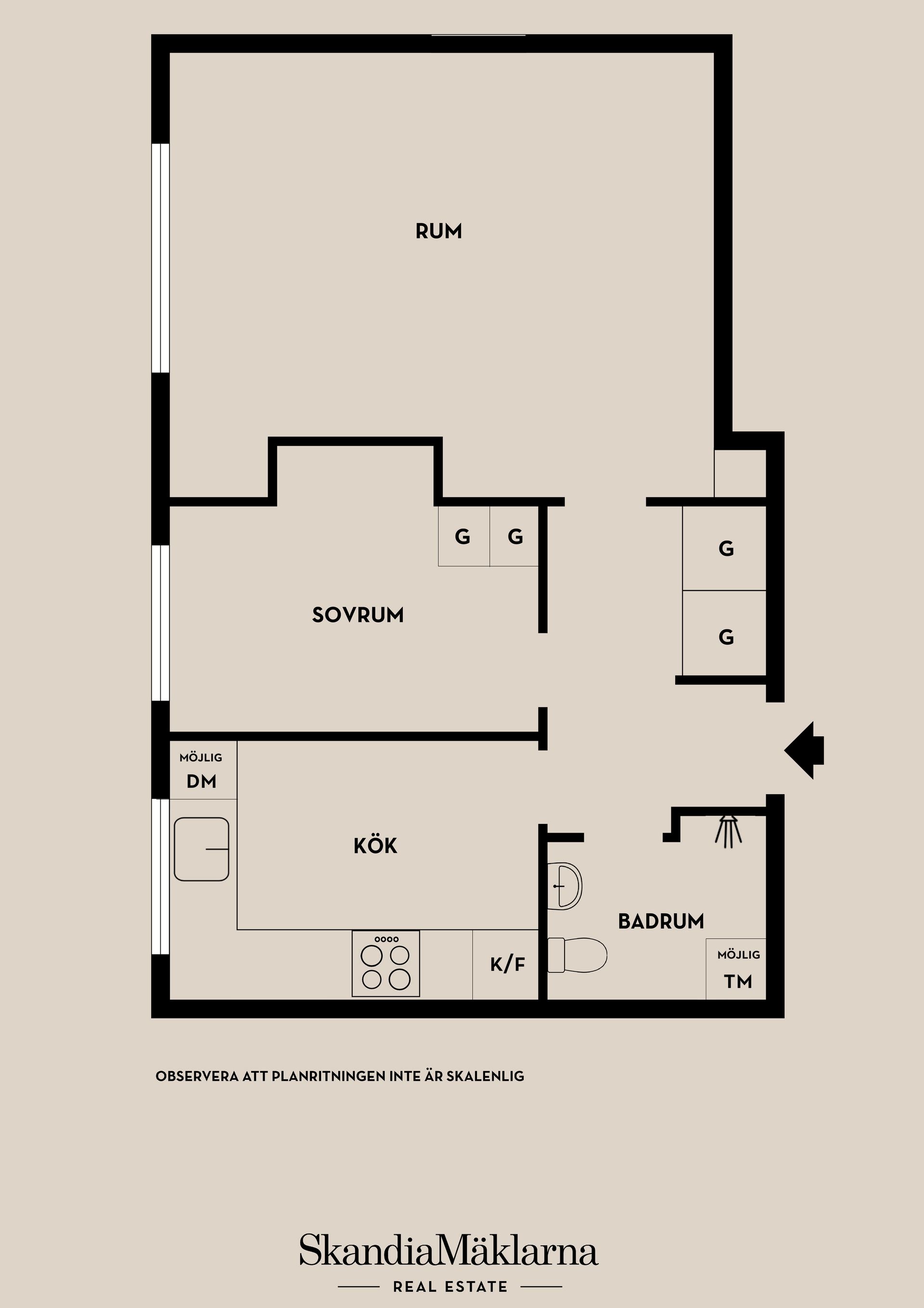 Bostadsrätt, Trädgårdsgatan 5, Centrala Sundbyberg, Sundbyberg