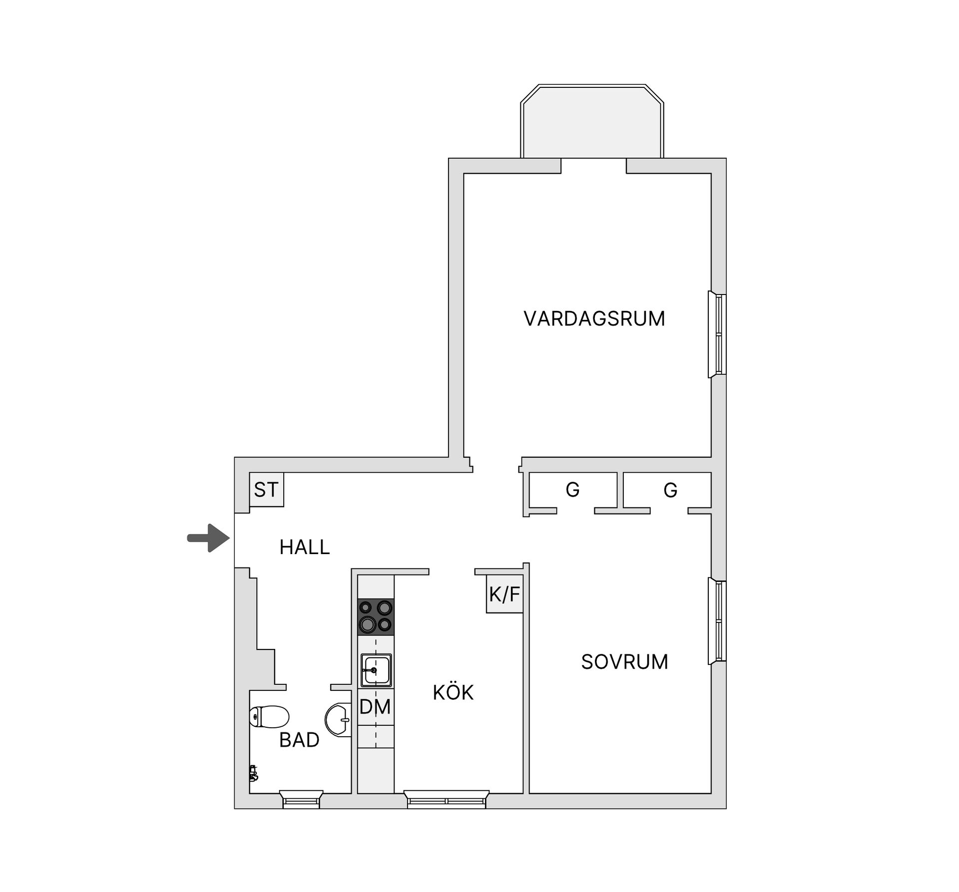 Bostadsrätt, Jägarstigen 2, Frösön, Östersund