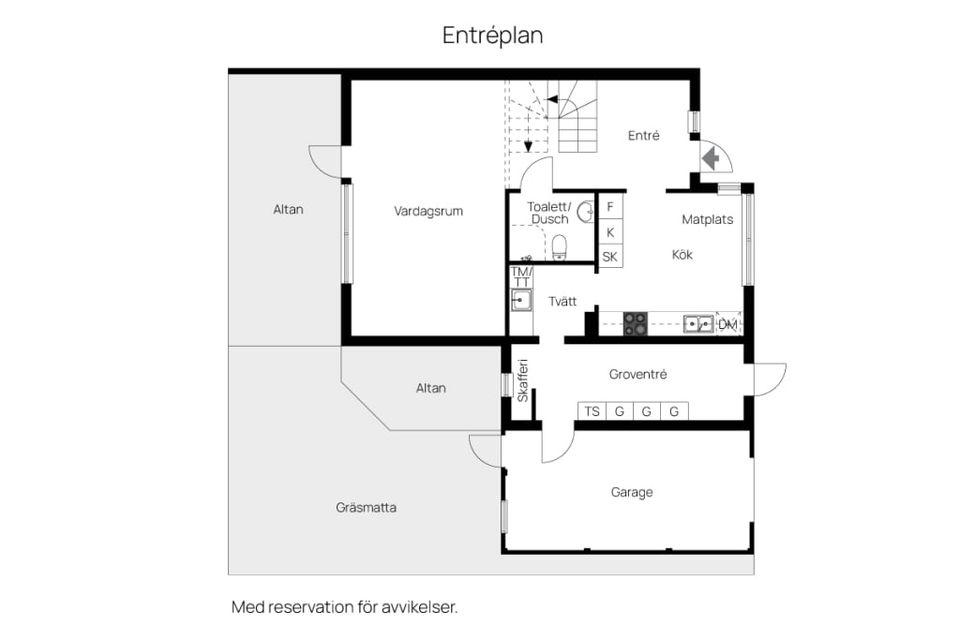 Radhus, Hugins Väg 16, Kolla, Kungsbacka
