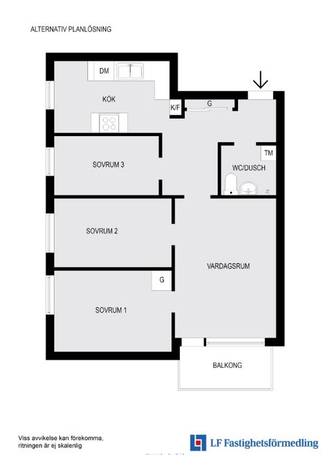 Bostadsrätt, Sandfjärdsgatan 124, Årsta, Stockholm