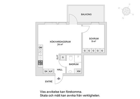 Bostadsrätt, Hamngatan 24A, 7/8 tr!, Centrala Sundbyberg, Sundbyberg
