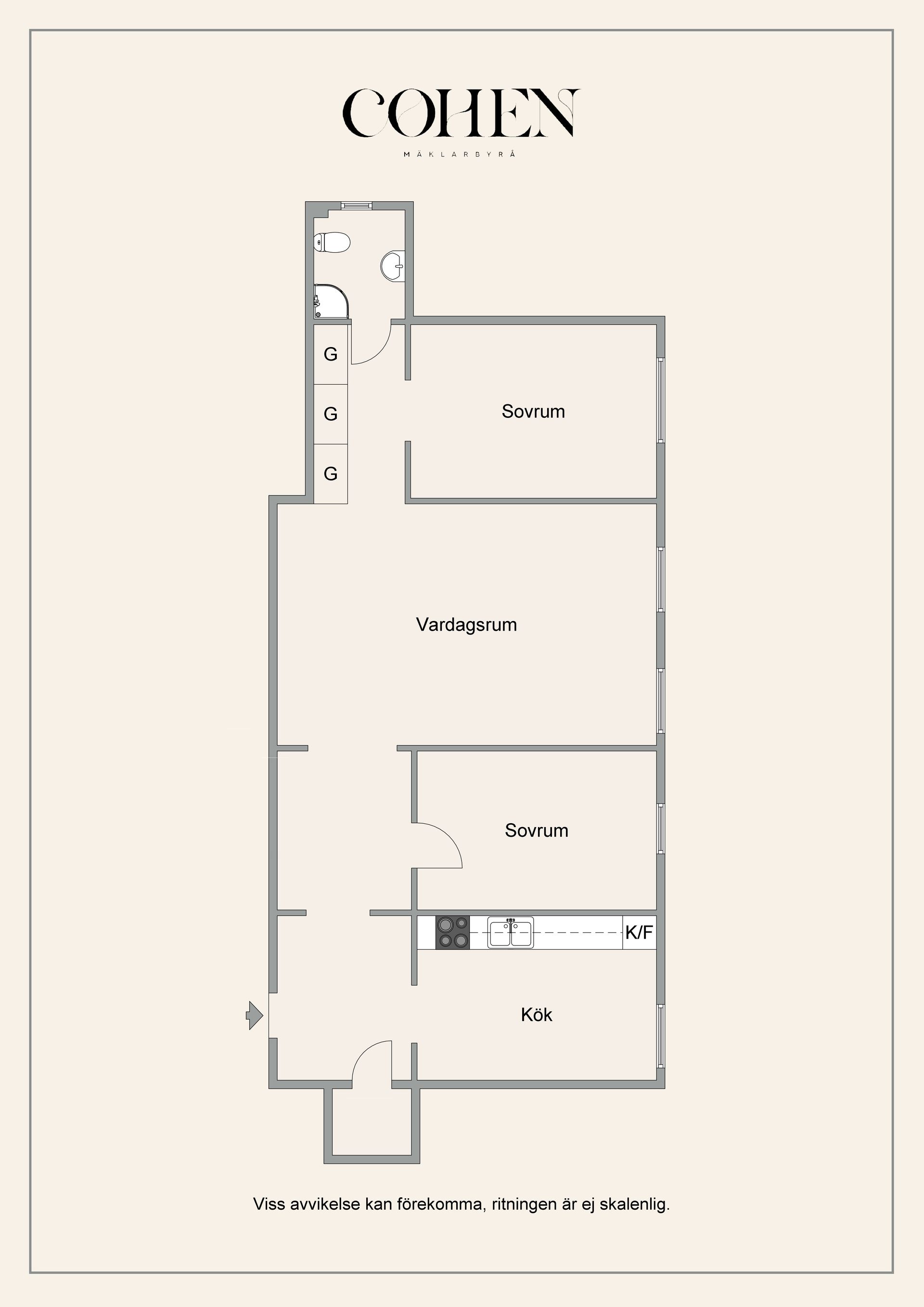 Bostadsrätt, Centrumvägen 3A, Alunda, Östhammar