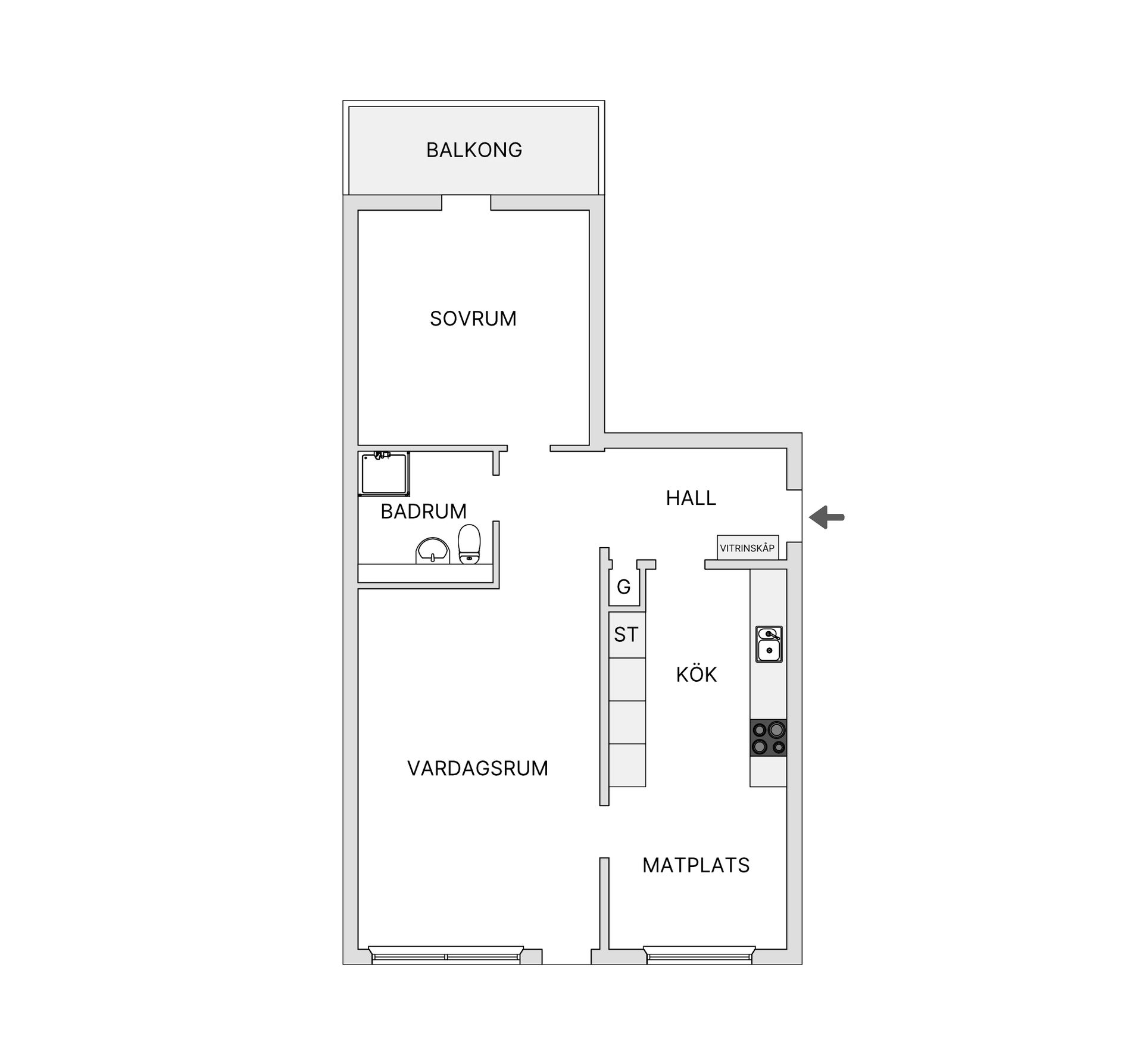 Bostadsrätt, Baldergatan 16, Märsta - Valsta, Sigtuna
