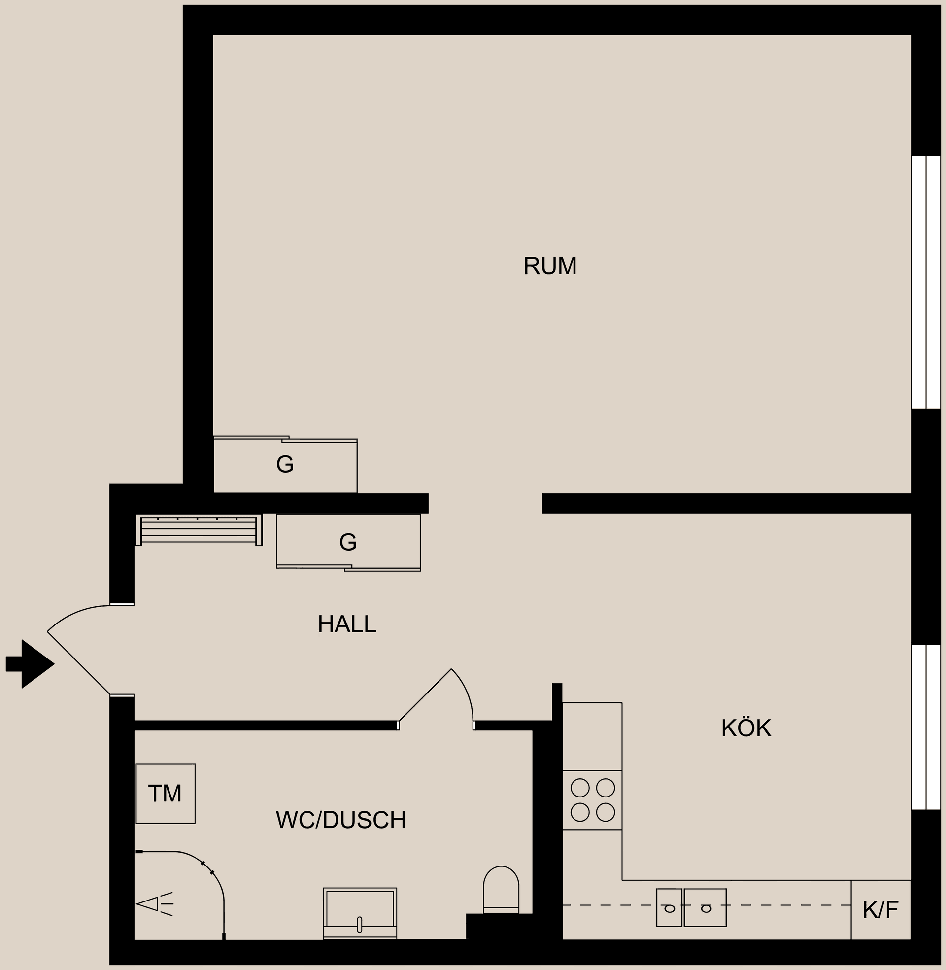Bostadsrätt, Lanhagsgatan 3, Skarphagen, Norrköping