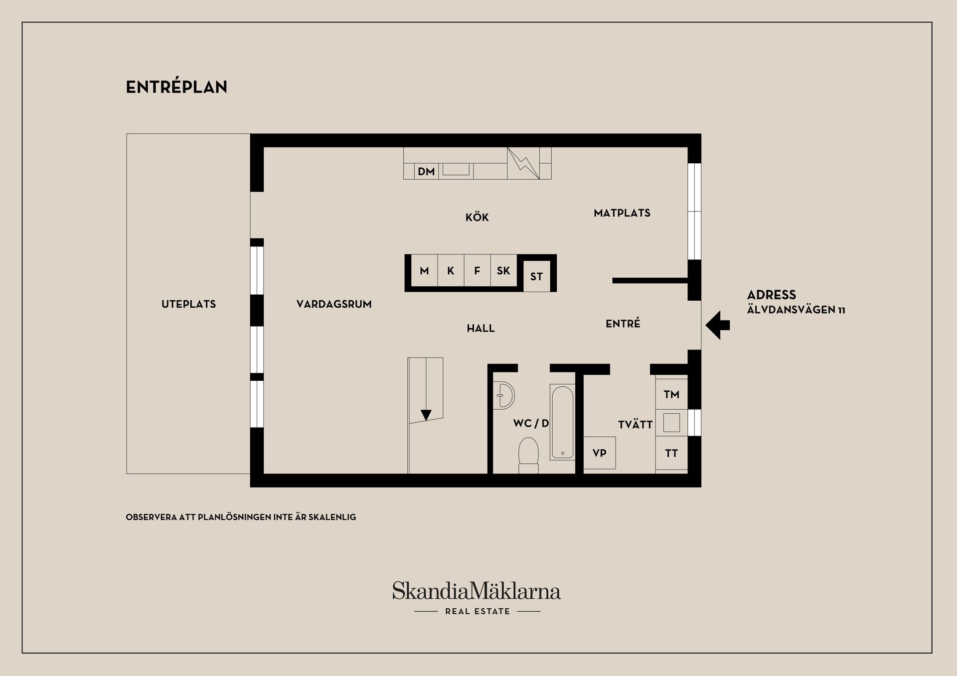 Bostadsrätt, Älvdansvägen 11, Älvkullen, Västerås