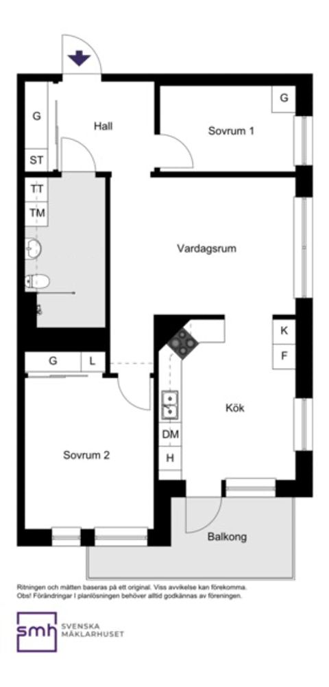 Bostadsrätt, Beckomberga allé 27, Bromma / Beckomberga, Stockholm