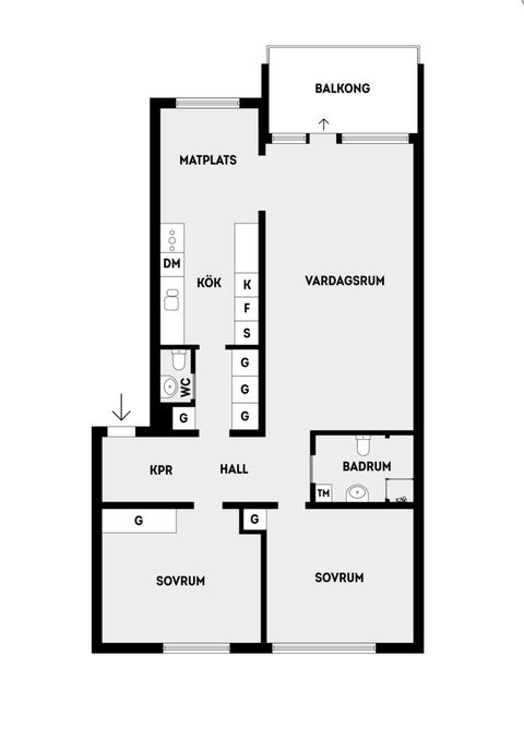 Bostadsrätt, Marknadsvägen 137, Täby Centrum, Täby