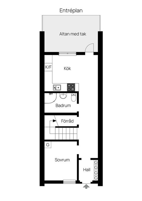 Radhus, Vallvägen 11, Södermalm, Lycksele