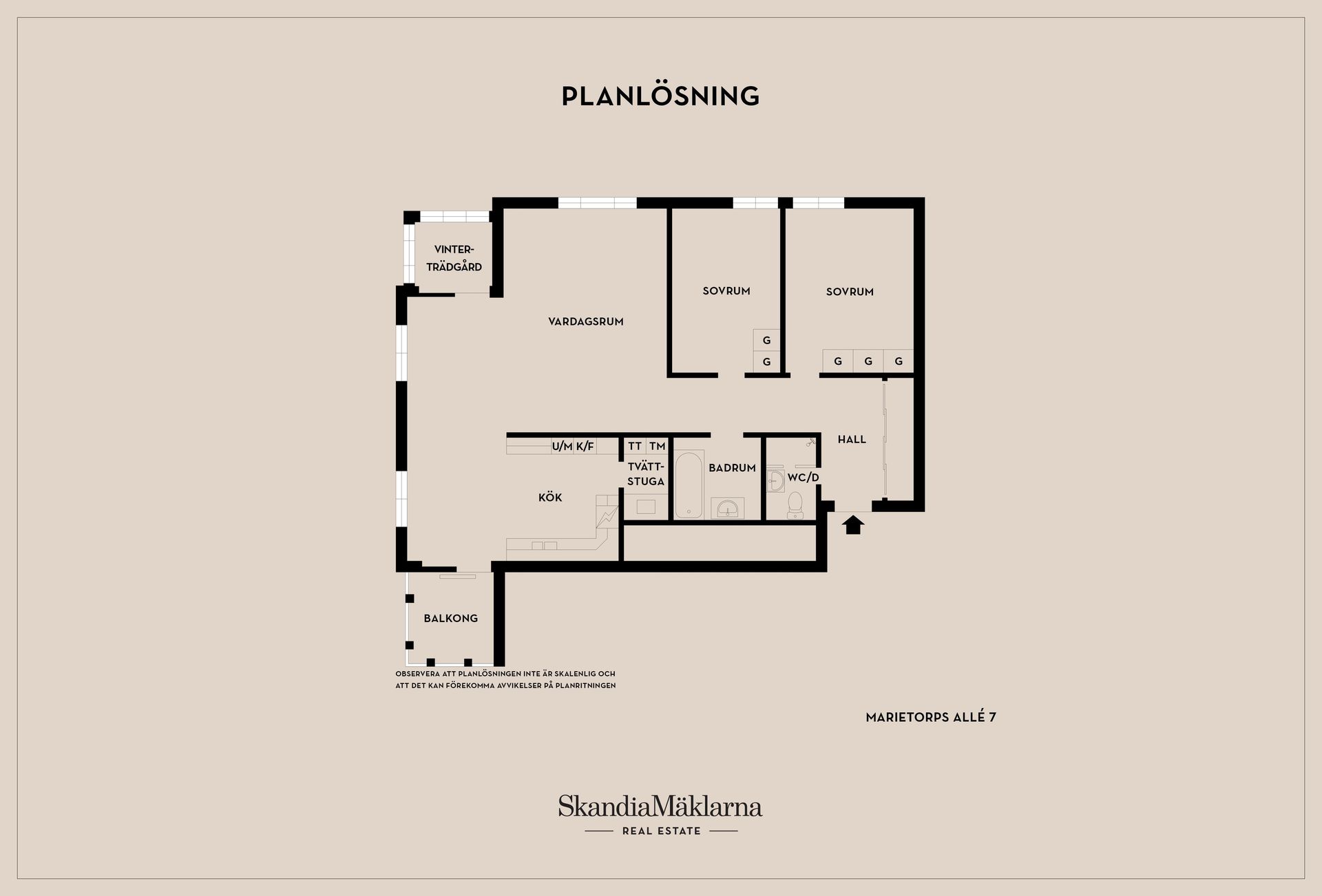 Bostadsrätt, Marietorps allé 7, Friluftsstaden, Malmö