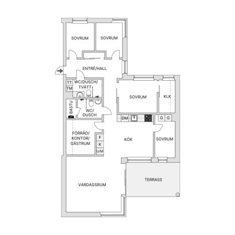 Bostadsrätt, Bandvagnsgränd 16, Stadsdel Norr, Östersund
