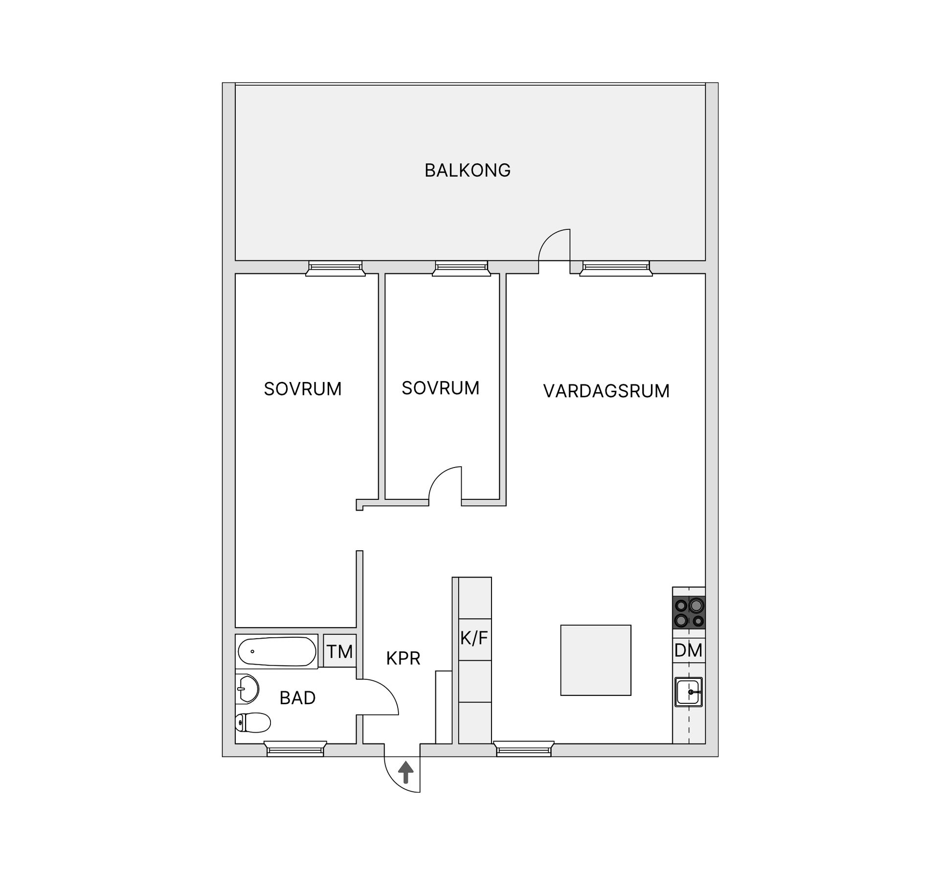Bostadsrätt, Tenorgatan 11, Almvik, Malmö