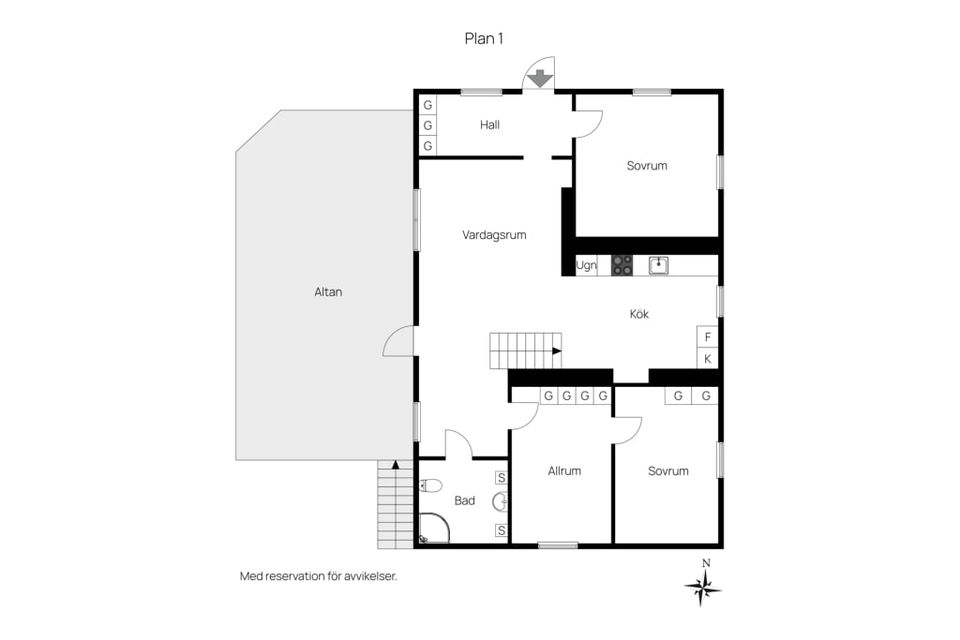 Villa, Dusekärr Kvarntorpet 1, Dusekärr, Borås