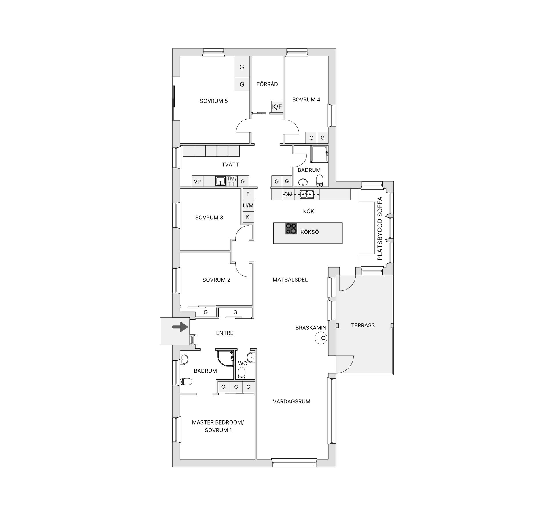 Villa, Övre Lysbojsvägen 6, Torslanda - Hällsvik, Göteborg