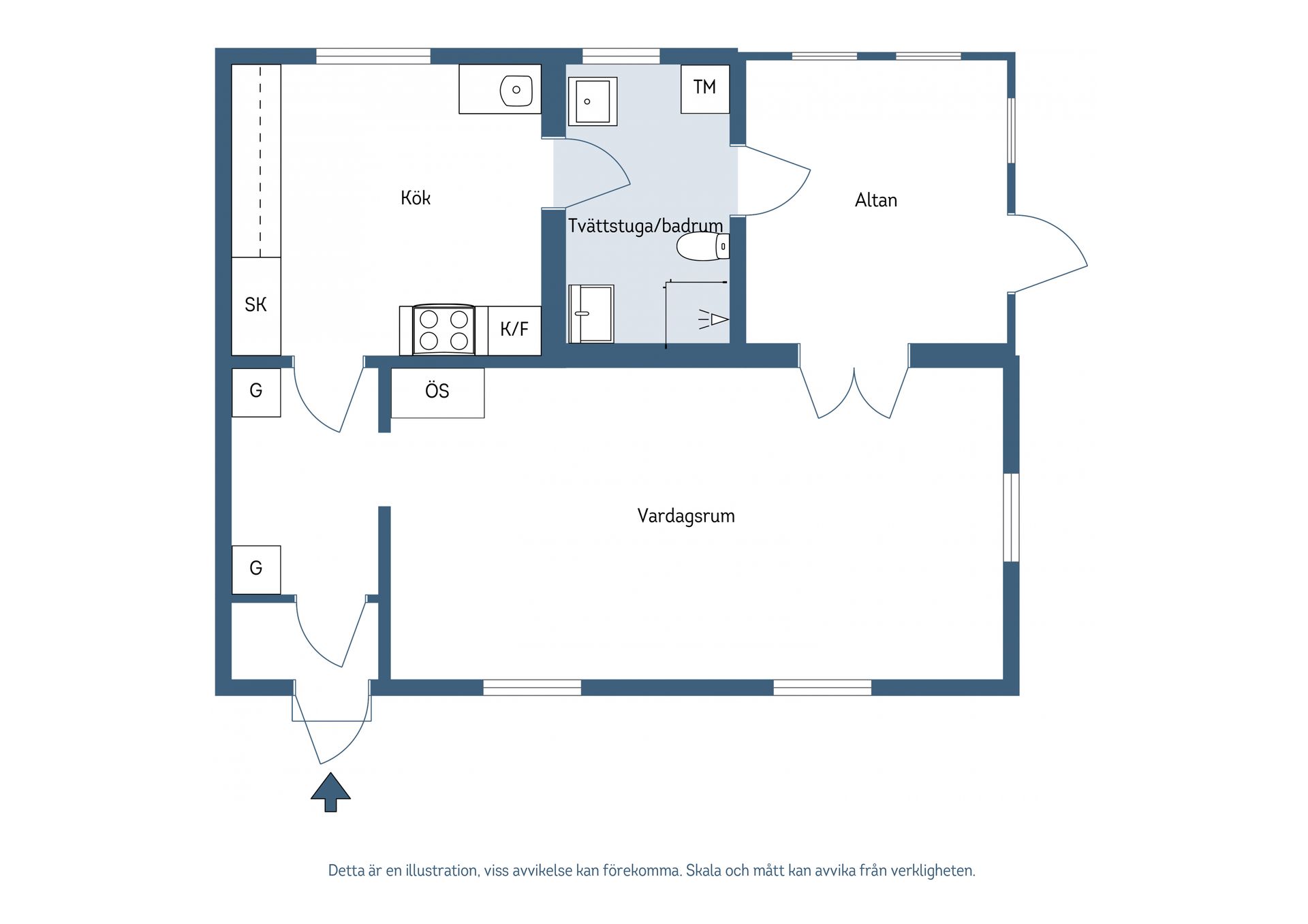 Fritidshus, Sandbäcken 7, Sventorp, Skövde