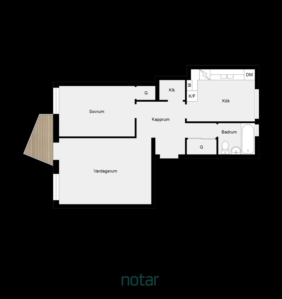 Bostadsrätt, Fasanvägen 5B, Väster, Lund