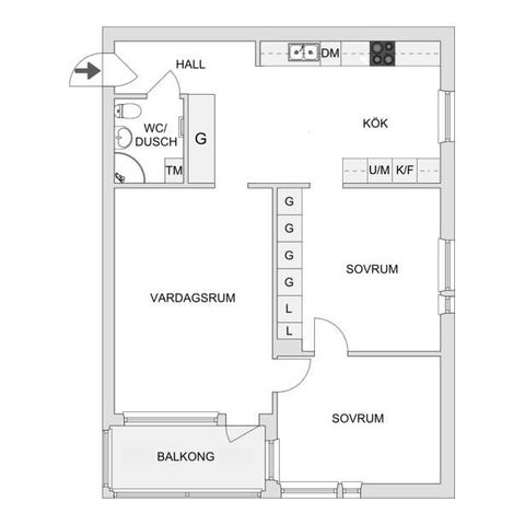 Bostadsrätt, Bollmoravägen 12, Tyresö Centrum, Tyresö