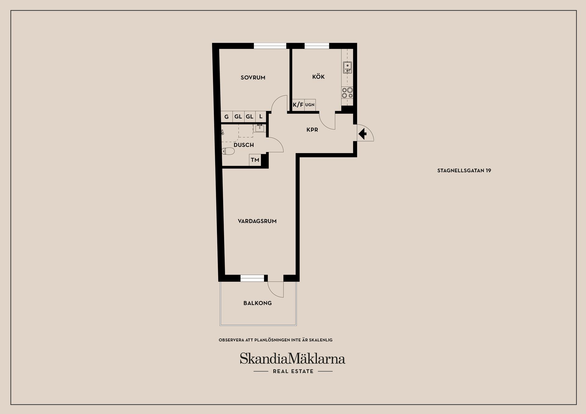 Bostadsrätt, Stagnellsgatan 19, Herrhagen, Karlstad