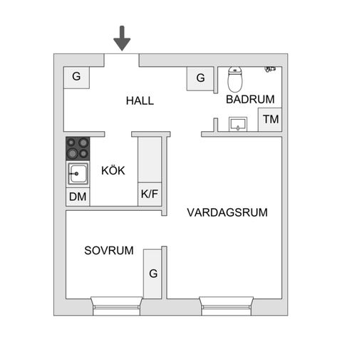 Bostadsrätt, Dalagatan 6A, Vasastan Norrmalm, Stockholm