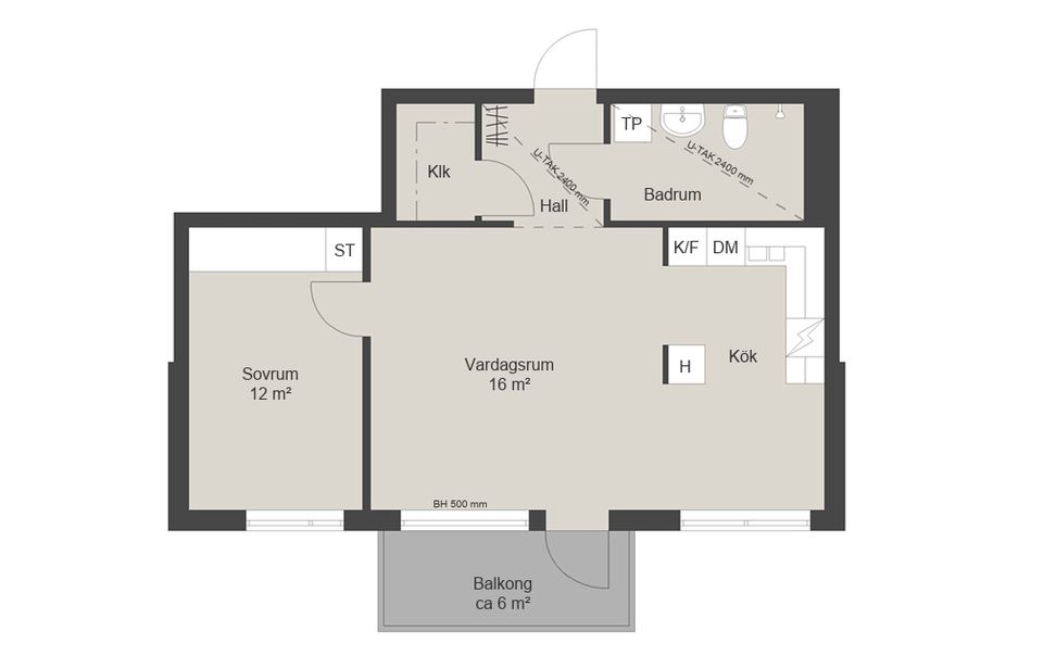 Bostadsrätt, Näsbyvägen 6B, Roslags näsby, Täby