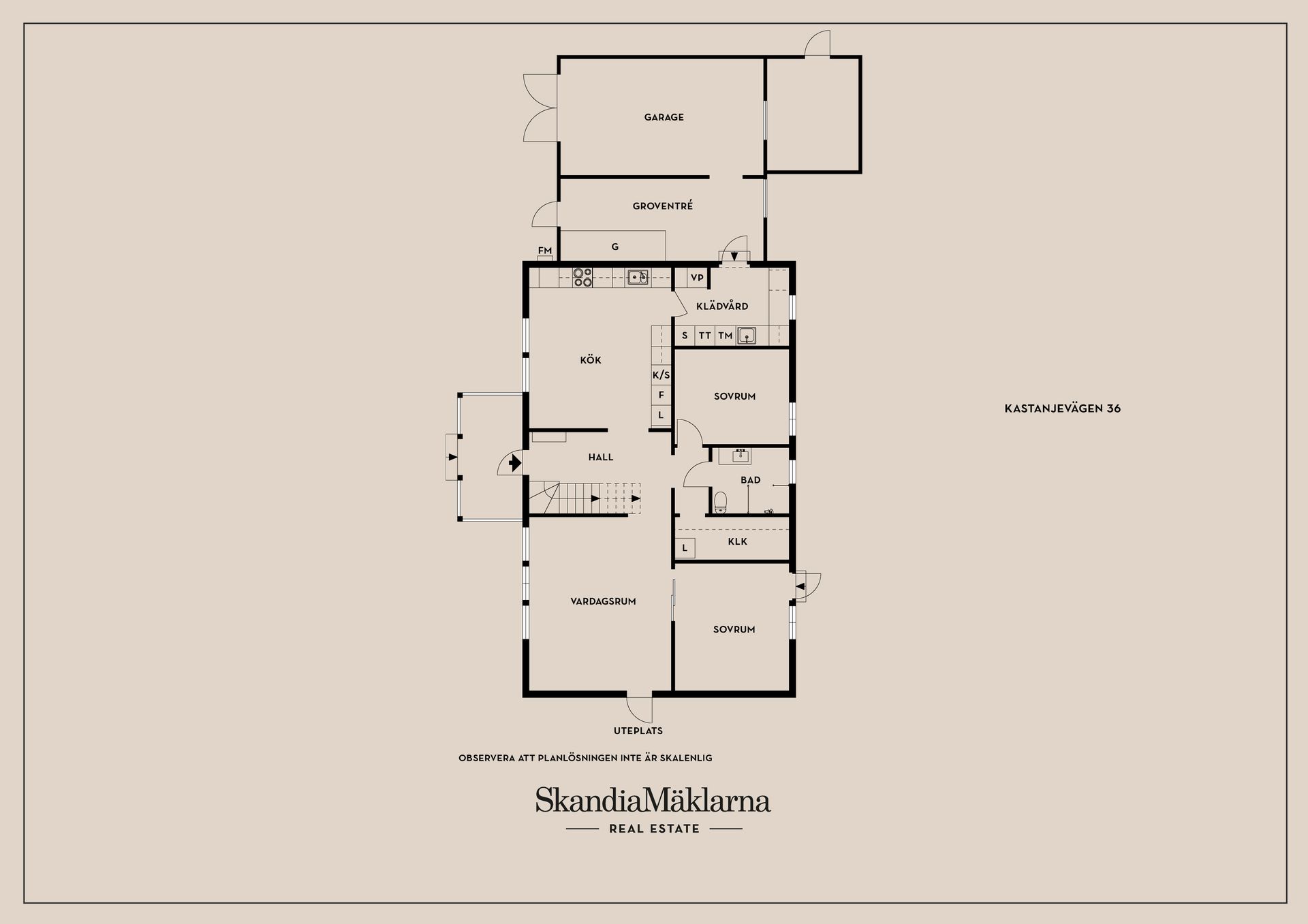 Villa, Kastanjevägen 36, Tullinge Villastad, Botkyrka